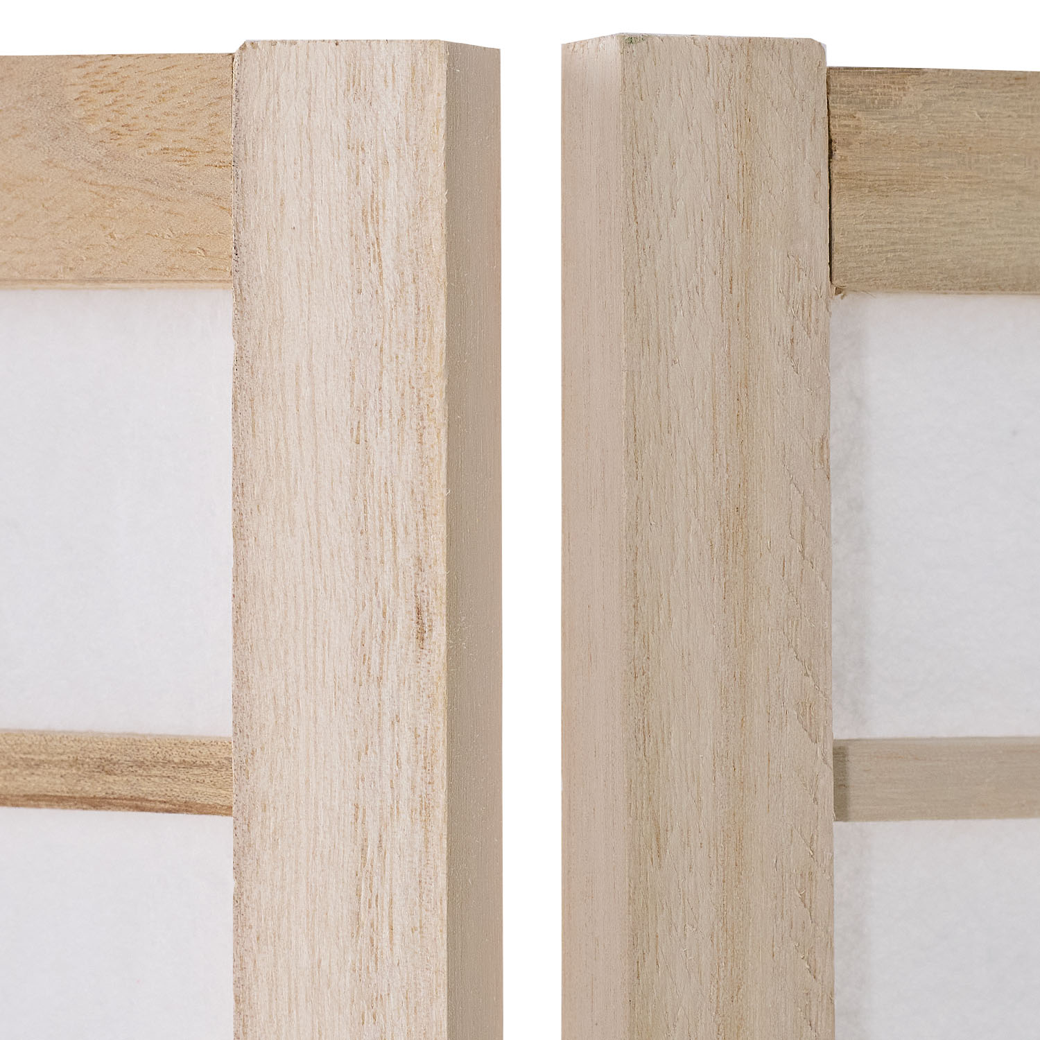 Paravent Natural Bamboo Slats | 3-panel | Wood | Shoji Room Divider | Partition Privacy Screen