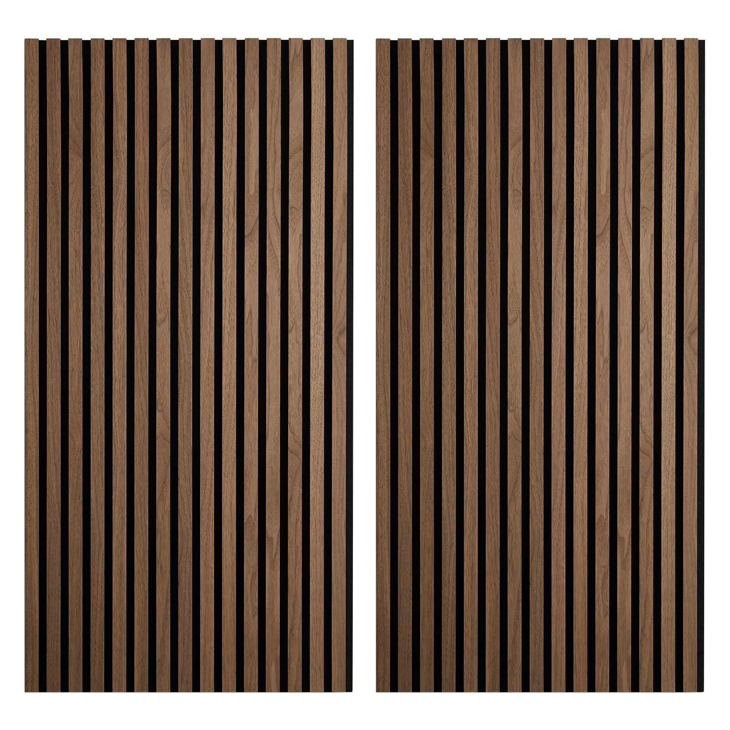 2 Wall panels 60 x 120 cm Brown Wood paneling for walls Acoustic panels Bedroom paneling Wall cladding Acoustic sound panels Sound proof panels