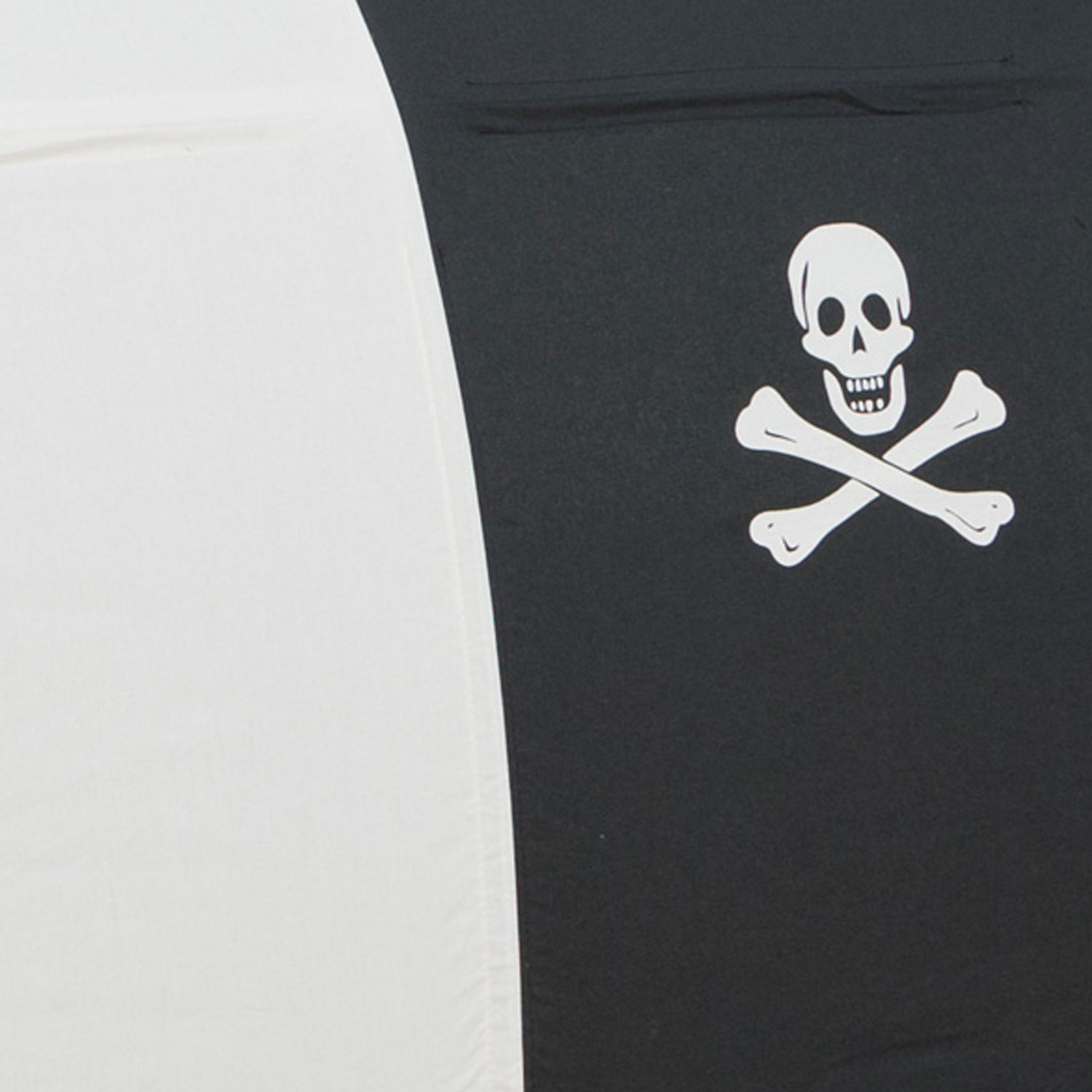 Loftbed 90x200 cm with Mattress Bunk bed Childrens bed Solid Pine Wood Slats Tunnel Curtain Black Pirate