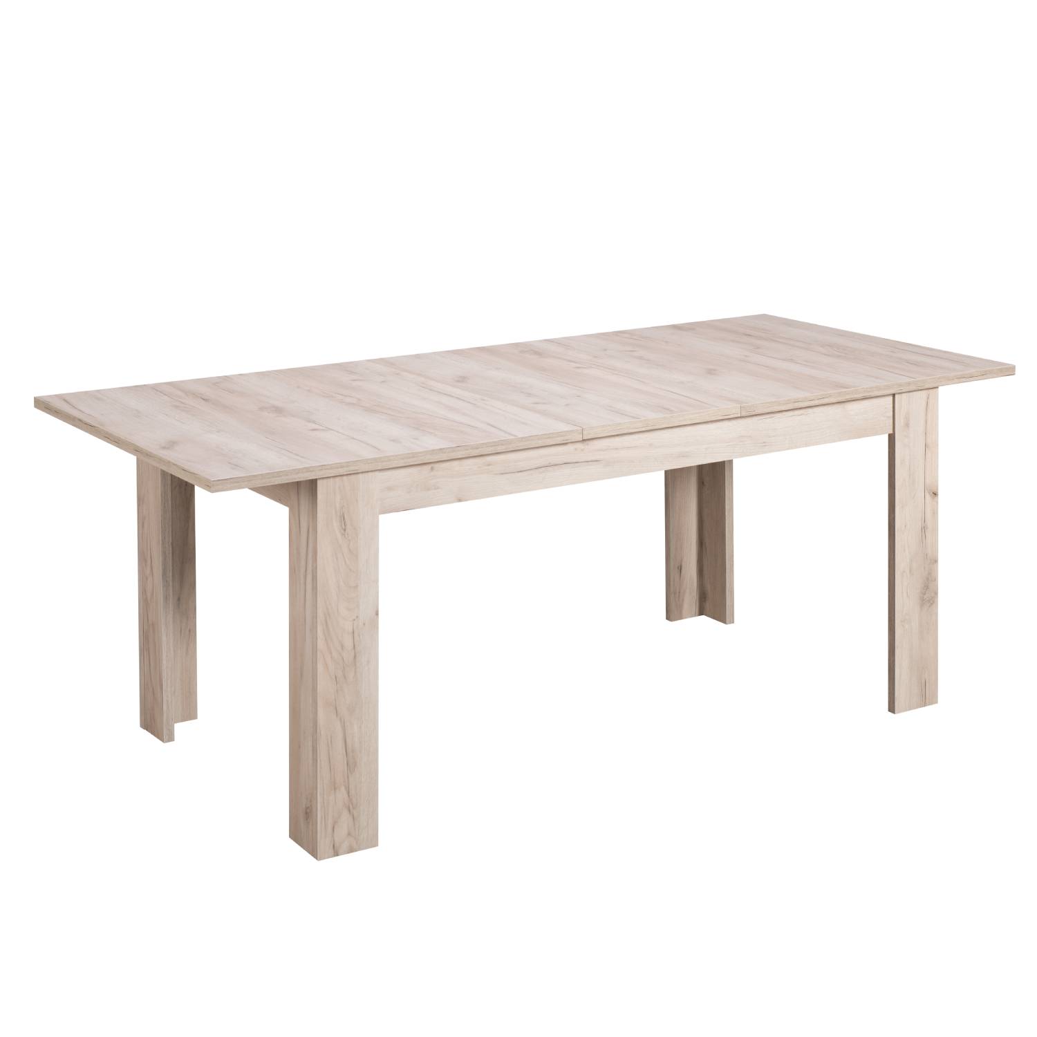 Modern Dining Table Kitchen Table Wooden Table 160x90 cm Grey 8 Seater Extendable