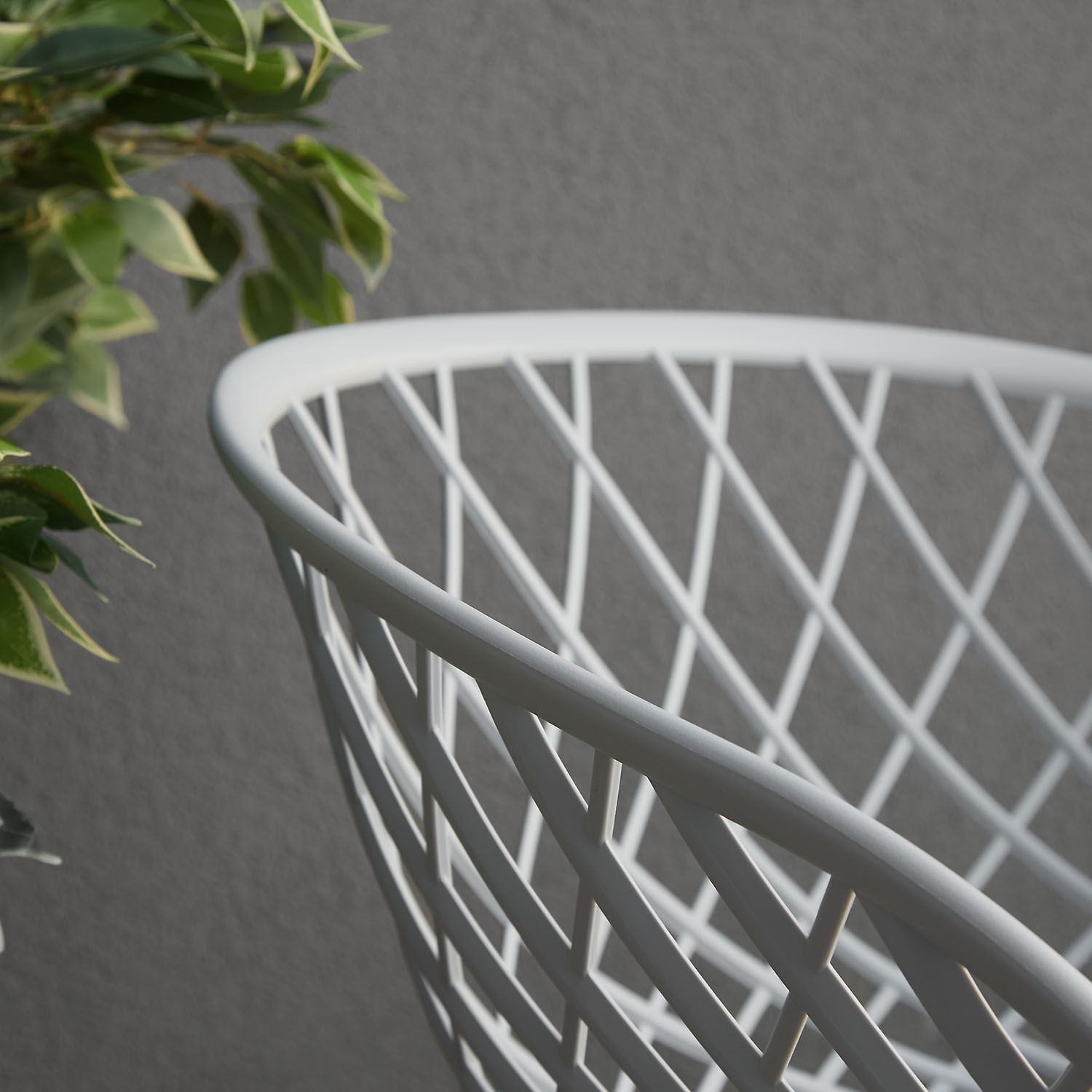 Set of 2, 4 or 6 Garden chair with armrests Camping chairs Black Grey White Garden armchairs Outdoor chairs Plastic Egg chair Indoor chairs Kitchen chairs