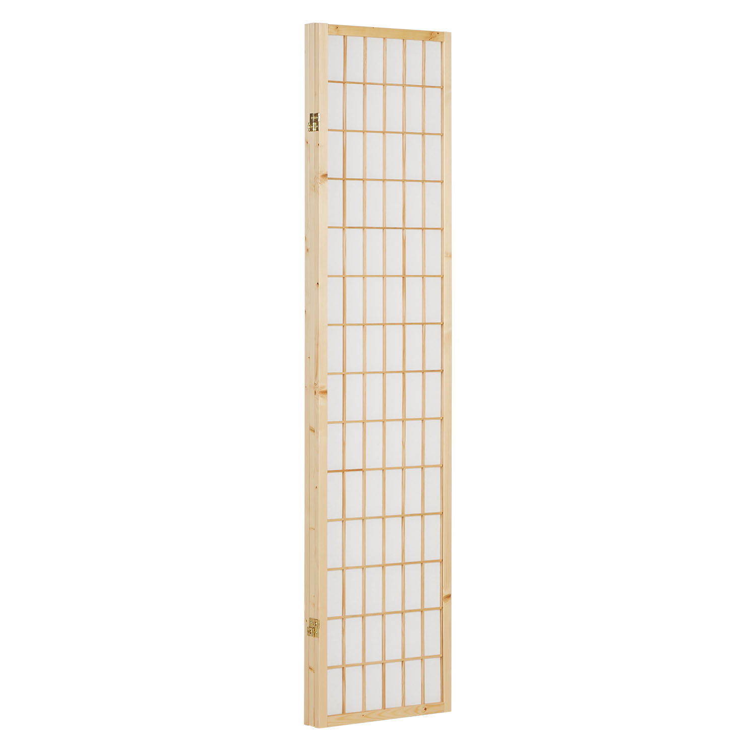 Paravent Natural Shoji Rice Paper White | 3-panel | Wood | Room Divider Partition Privacy Screen