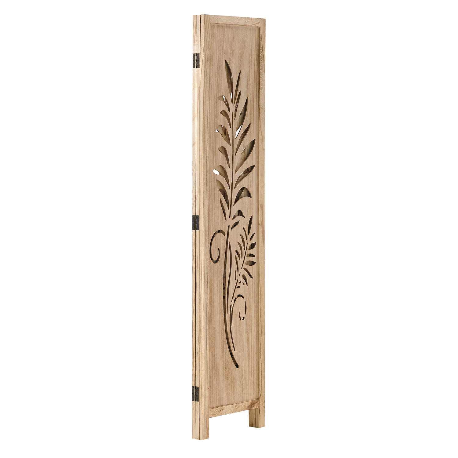 Paravent Natural Design | 3-panel | Wood | Decorative Room Divider | Partition Privacy Screen