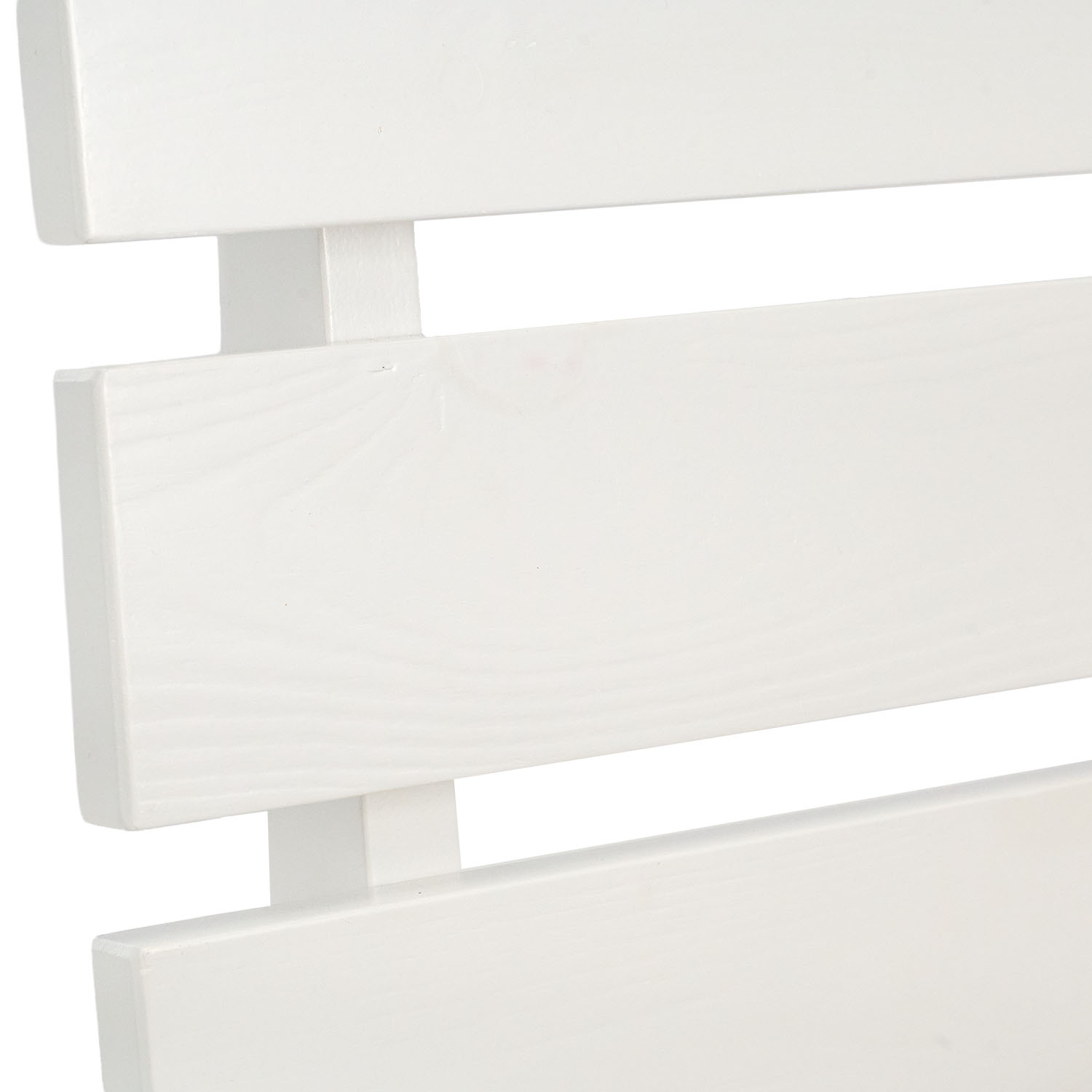 Wooden Bed 180x200 cm White | Double Bed | With Slatted Base | Solid Wood | Children's, Teen's, or Guest Bedroom