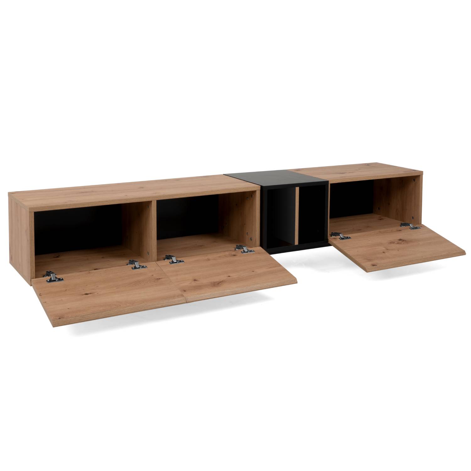 TV Board TV Cabinet TV Stand Sideboard Storage Wood Media Unit