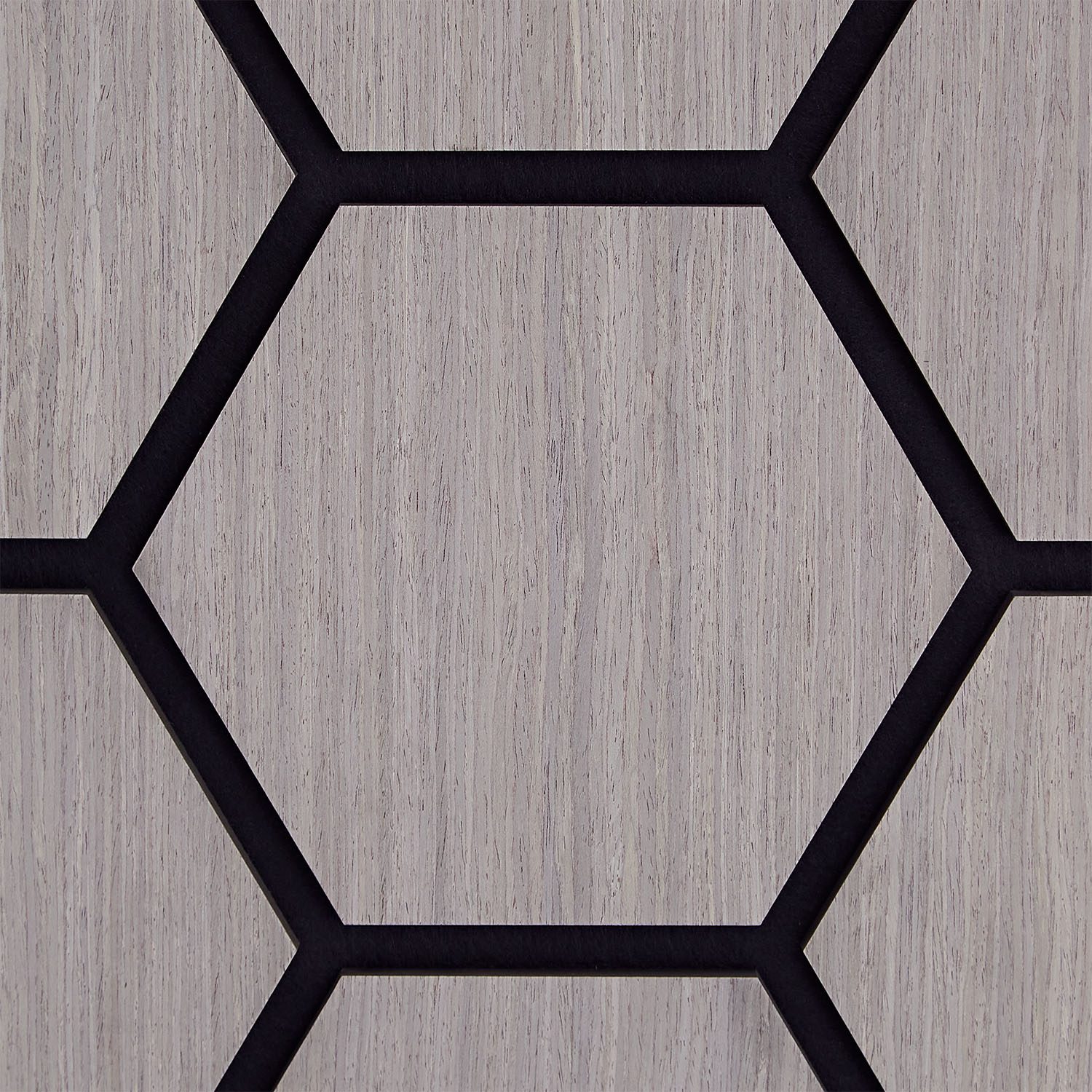 Acoustic Panels Wall Panels Hexagon Honeycomb 76 x 62 cm Gray | Wood | 4-piece Set | 3D