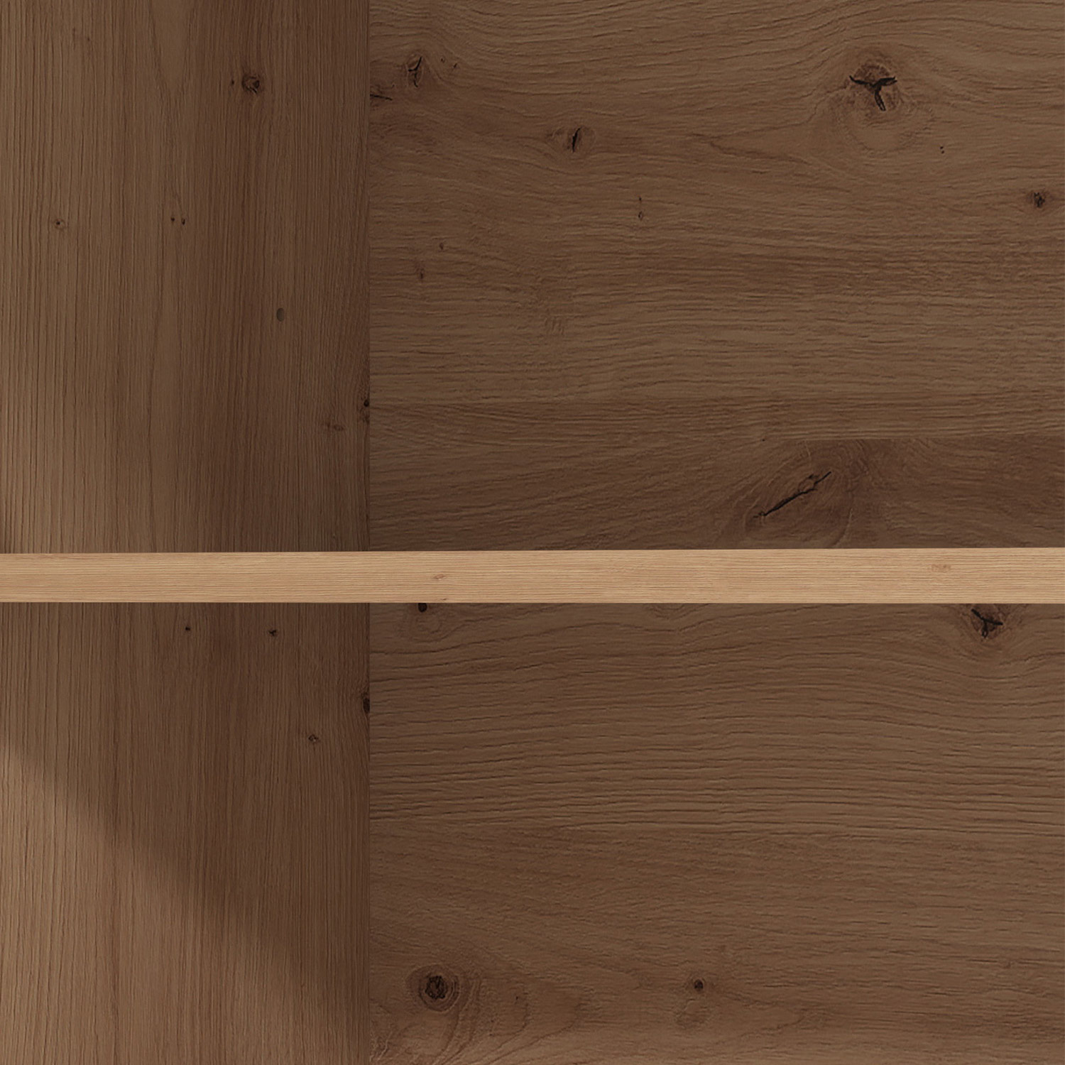 Kitchen Unit without Appliances 200 cm White Shabby | Oak | Single Kitchen | Mini Kitchen | Built-in Kitchen