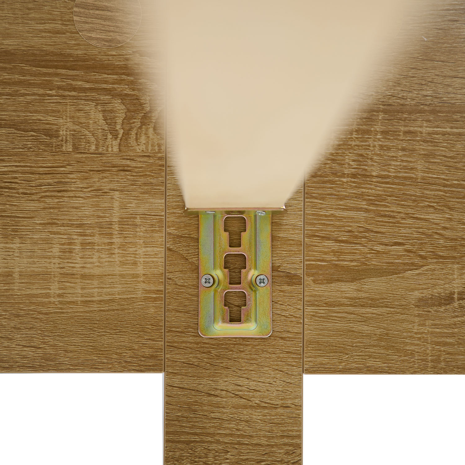 Comfort Bed 120x200 cm Natural | Senior Bed Height Adjustable | Single Bed | Wood | without Slatted Frame