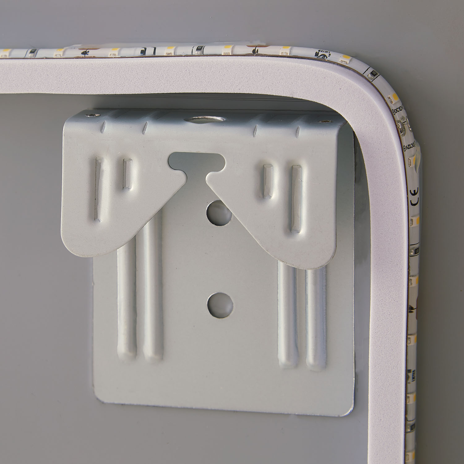 Bathroom mirror and cabinet 60 cm Grey Storage Vanity unit Bathroom furniture Sink unit Washroom wall cabinet