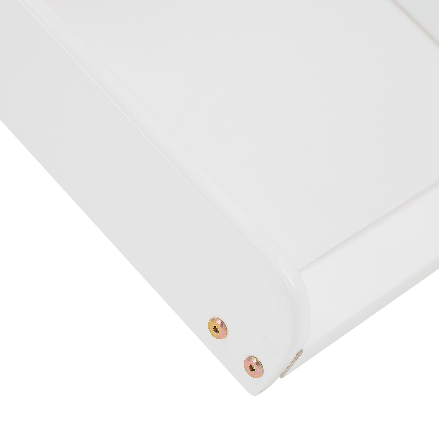 Loft Bed Kids 90x200 cm White | Slide | without Slatted Frame