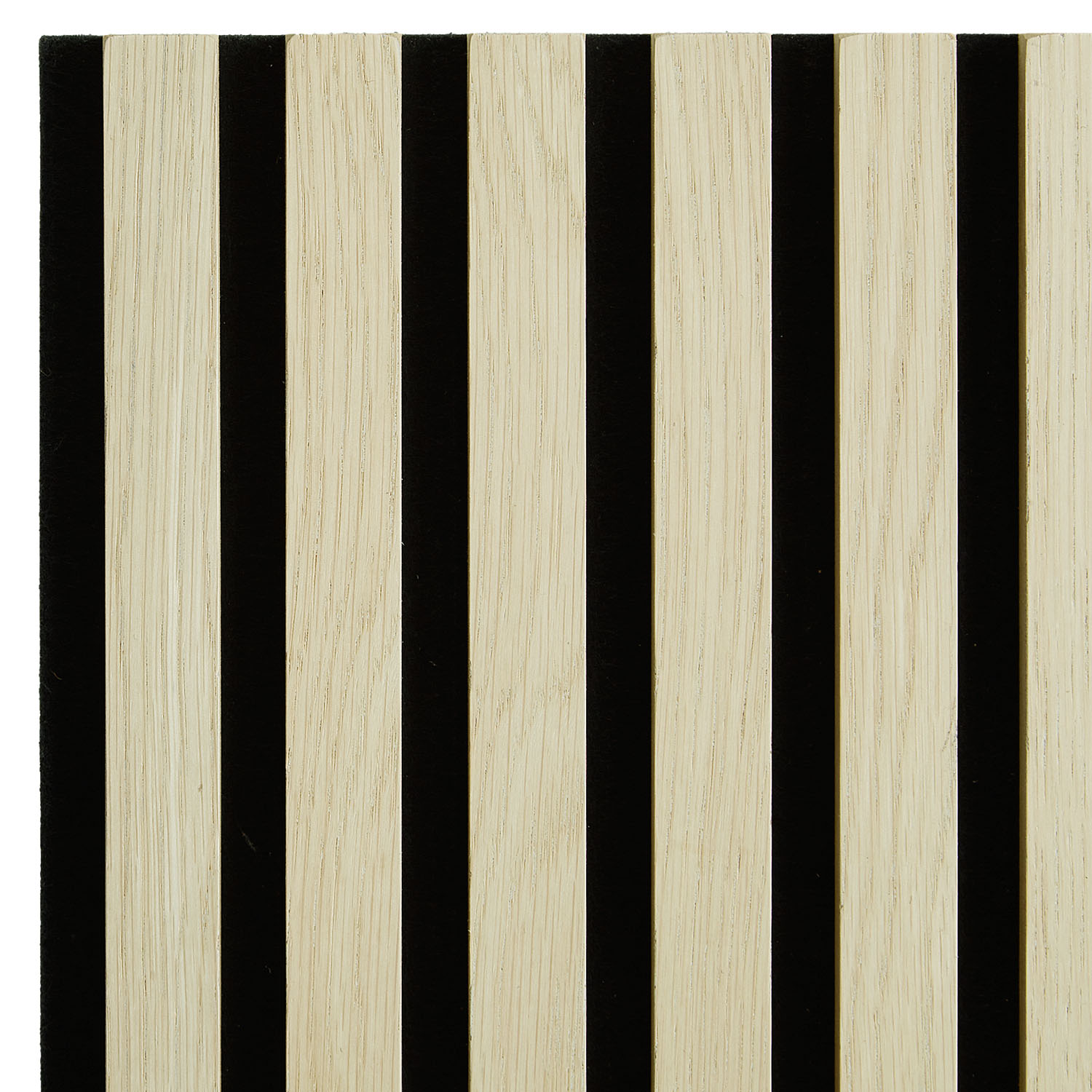Acoustic Panels Wall Panels 60 x 120 cm Cream | Wood | 2-piece Set | 3D Strips