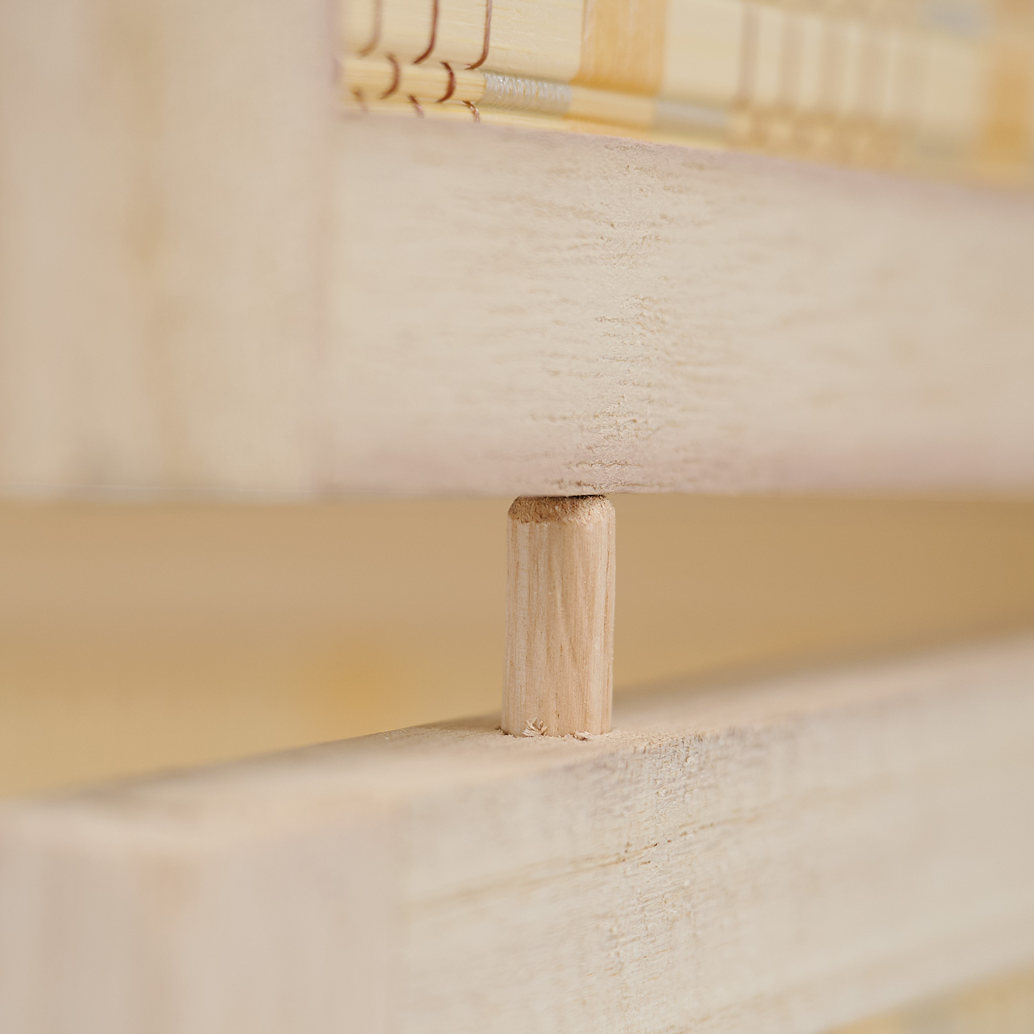 Paravent Natural Bamboo Slats | 3-panel | Wood | Room Divider Partition Privacy Screen