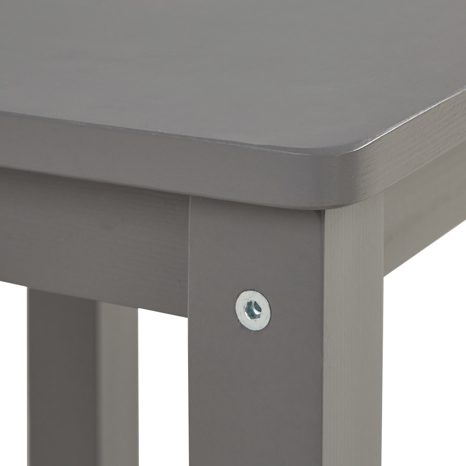 Bedside table grey Sofa Table Wooden Nightstand