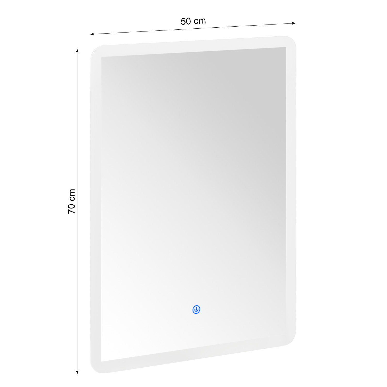 Bathroom mirror and cabinet 60 cm Grey Storage Vanity unit Bathroom furniture Sink unit Washroom wall cabinet