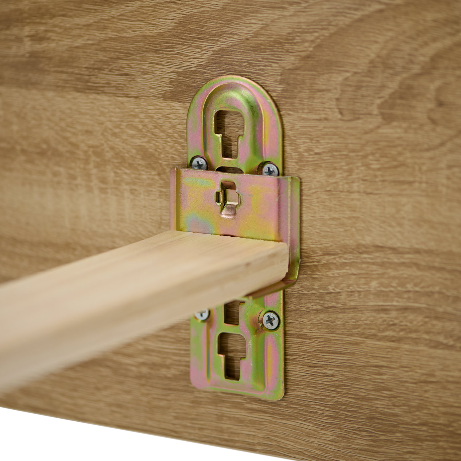 Comfort Bed 100x200 cm Natural | Senior Bed Height Adjustable | Single Bed | Wood | without Slatted Frame