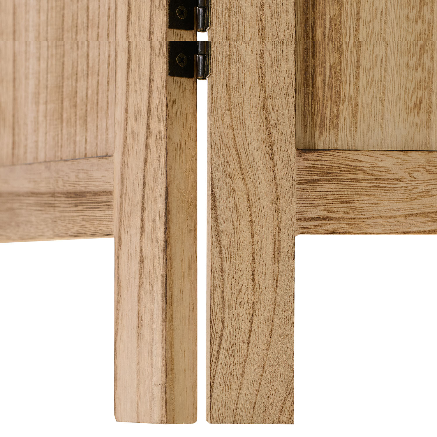 Paravent Natural Design | 3-panel | Wood | Decorative Room Divider | Partition Privacy Screen