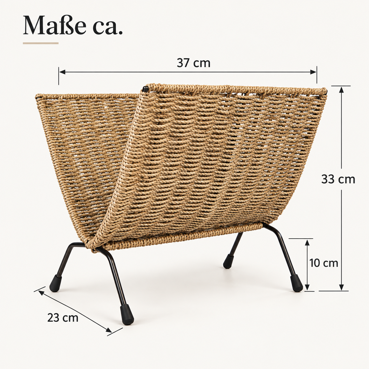 Newspaper stand magazine Holder Sea Grass