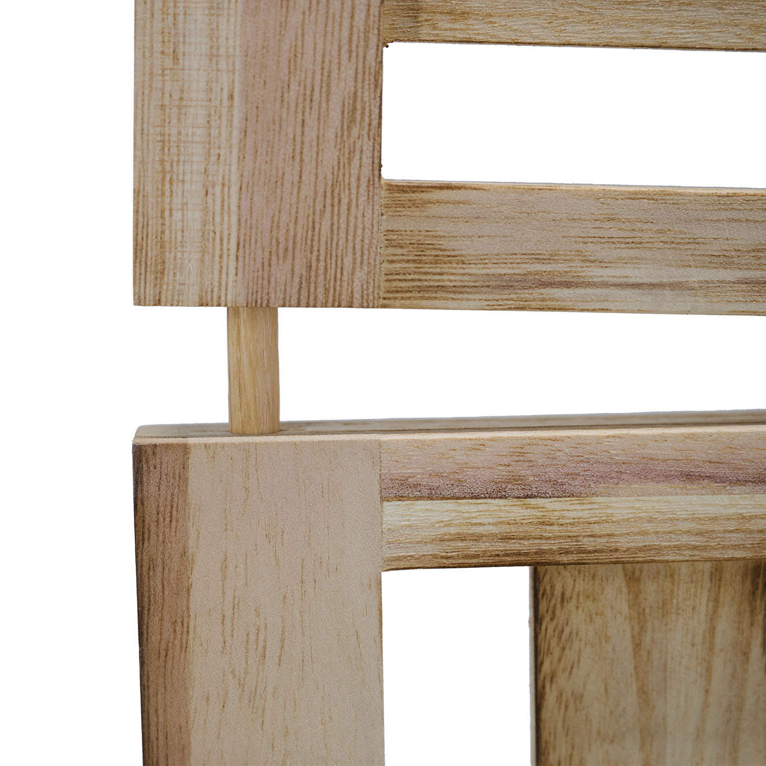 Paravent Natural Wooden Slats | 3-panel | Wood | Room Divider Partition Privacy Screen