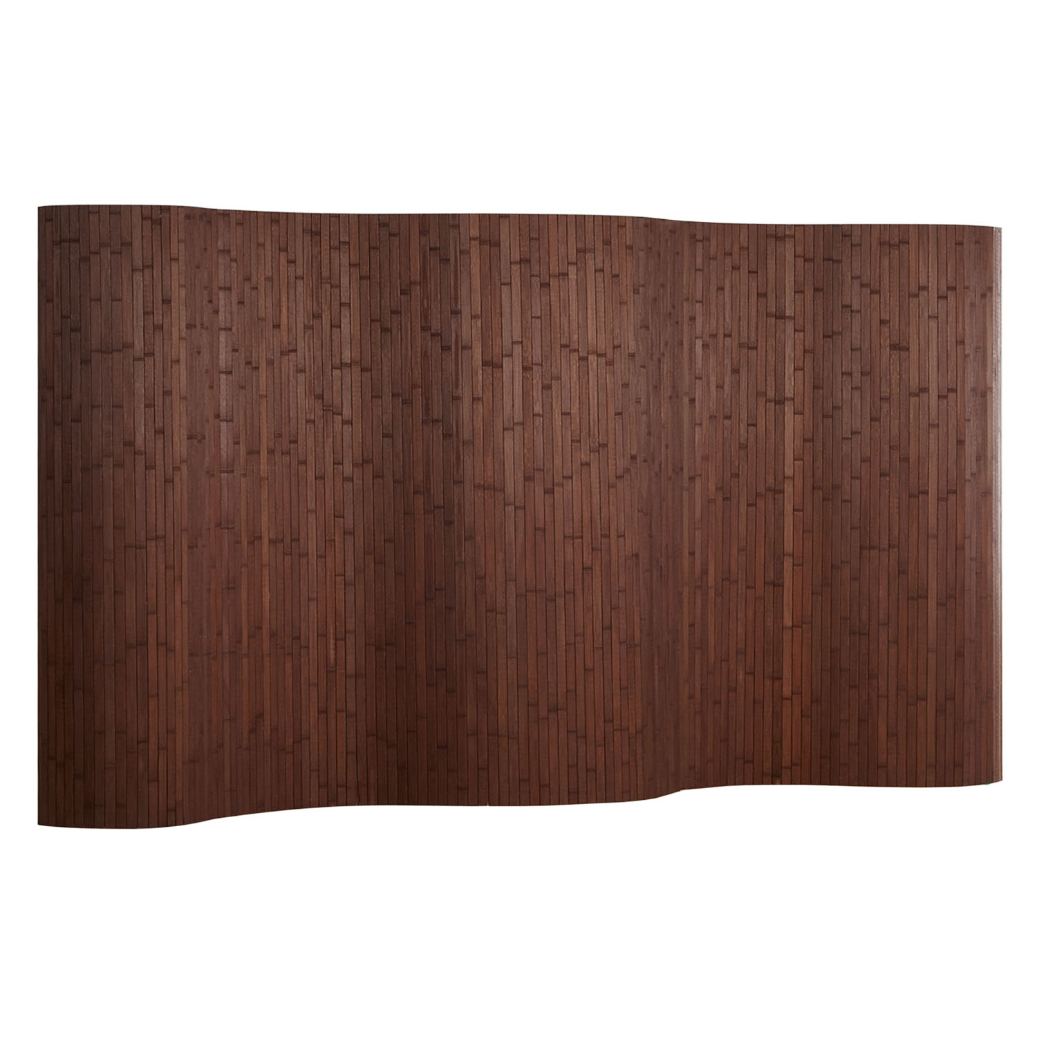 Paravent Bamboo Height 145 cm Dark Brown | Room Divider | Partition Privacy Screen