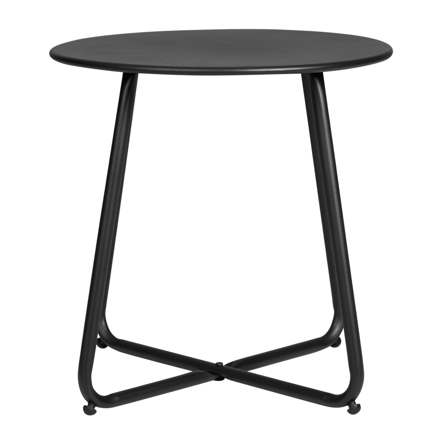 Coffee table Side table Round Garden Table Black Metal Small table Outdoor table Bistro table