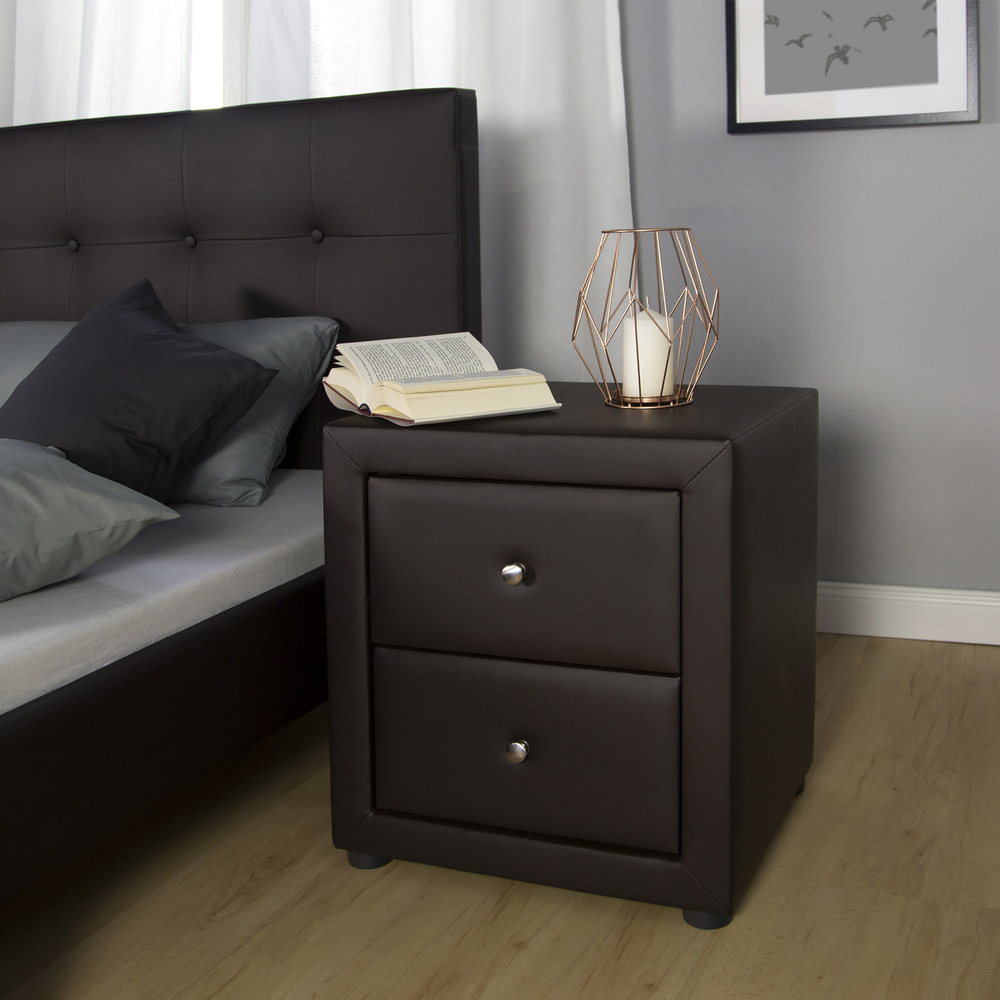 Bedside night table bedroom brown night dresser side table Bedside night table bedroom brown night dresser side table