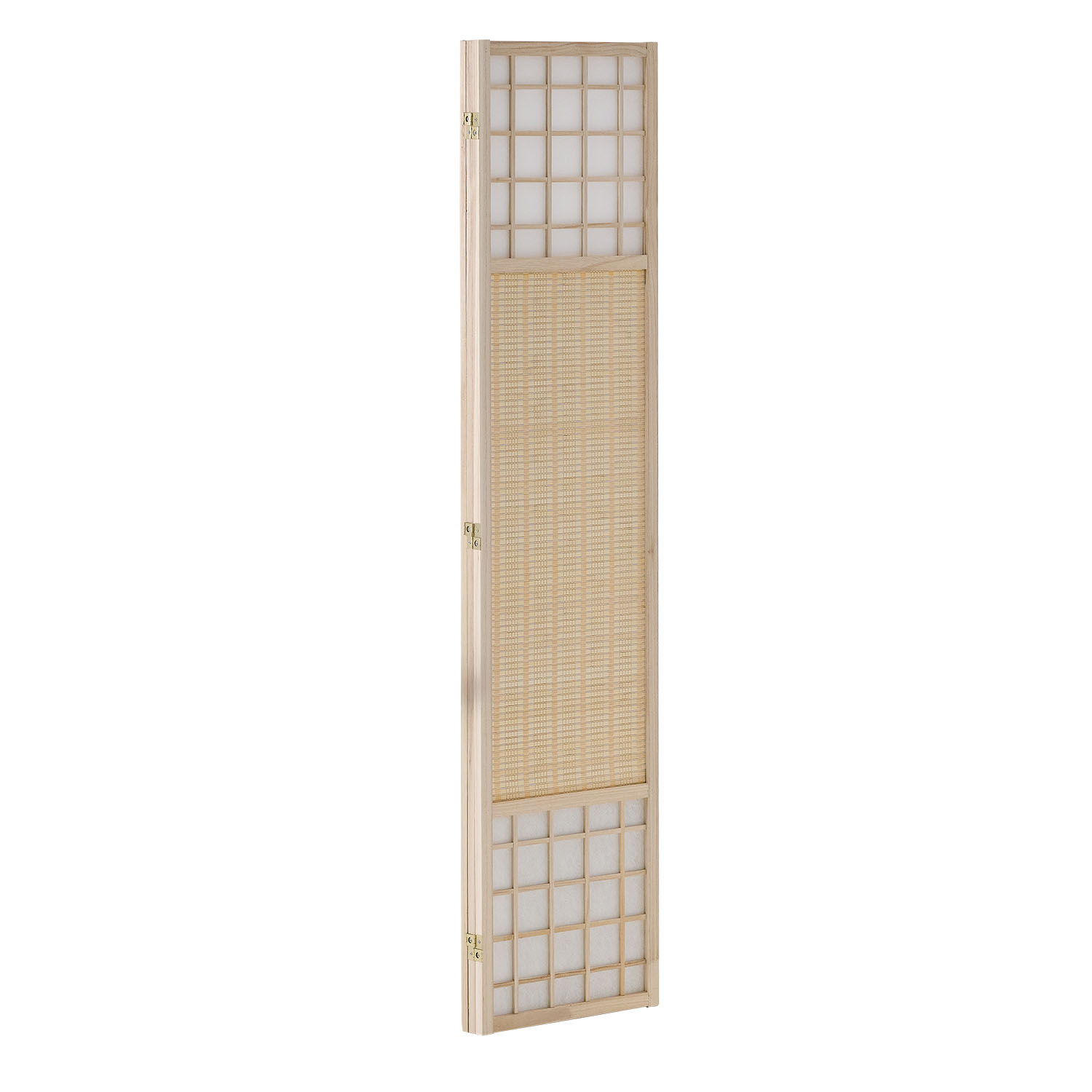 Paravent Natural Bamboo Slats | 3-panel | Wood | Shoji Room Divider | Partition Privacy Screen