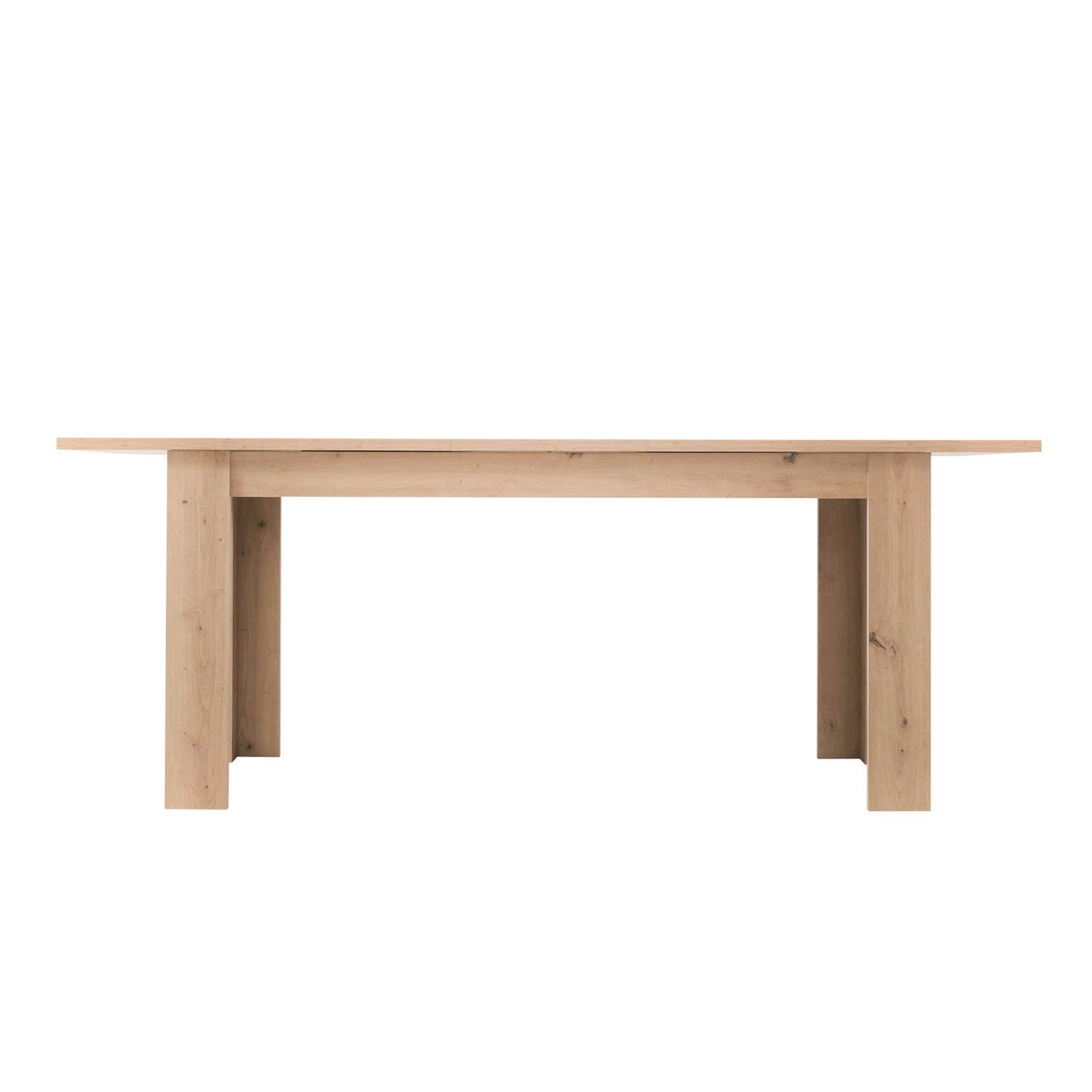 Modern Dining Table Kitchen Table Wooden Table 160x90 cm Oak 8 Seater Extendable