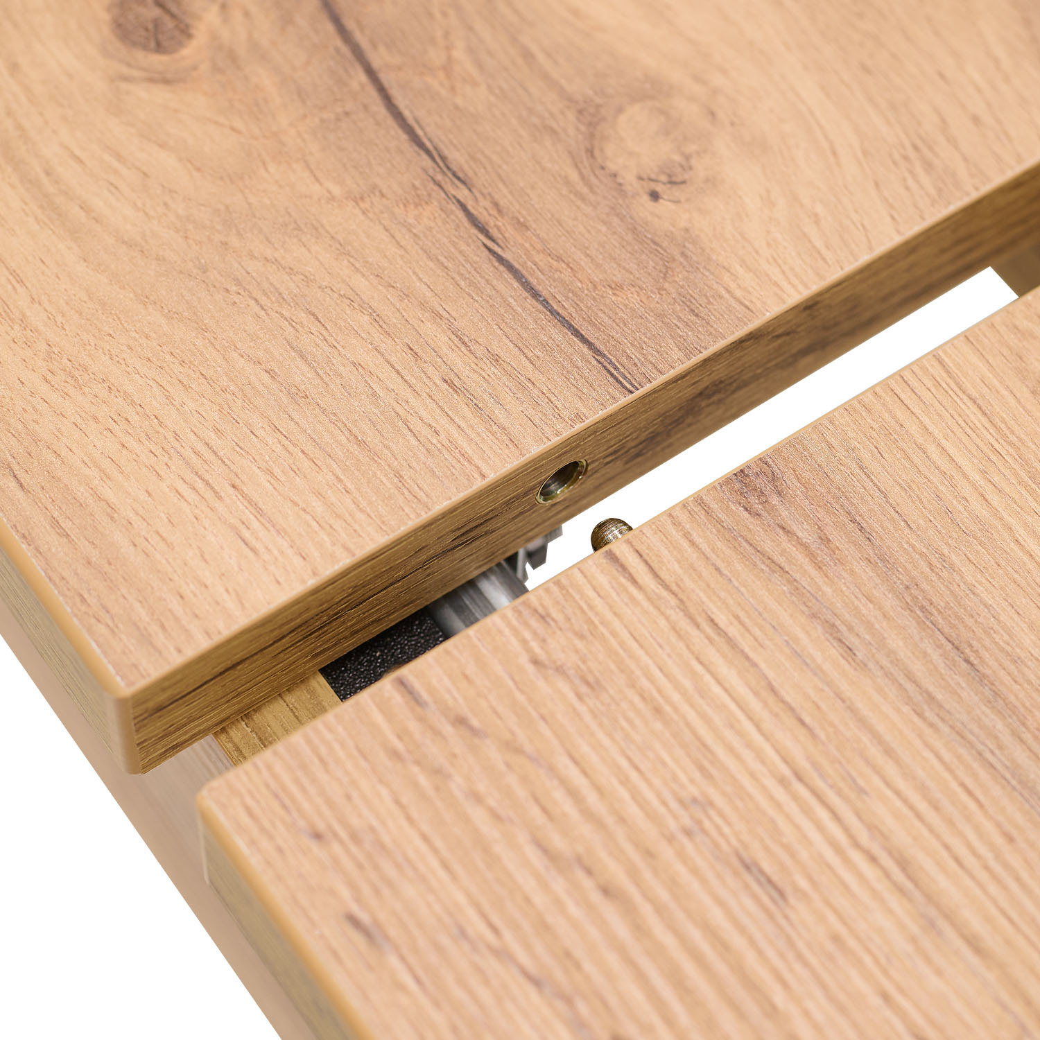 Modern Dining Table Kitchen Table Wooden Table 135x86 cm Wotan Oak 8 Seater Extendable