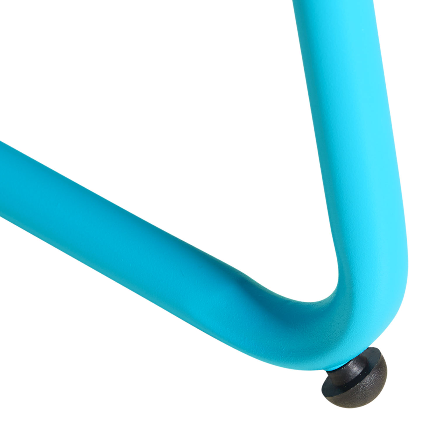 Coffee table Side table Round Garden Table Blue Metal Small table Outdoor table Bistro table