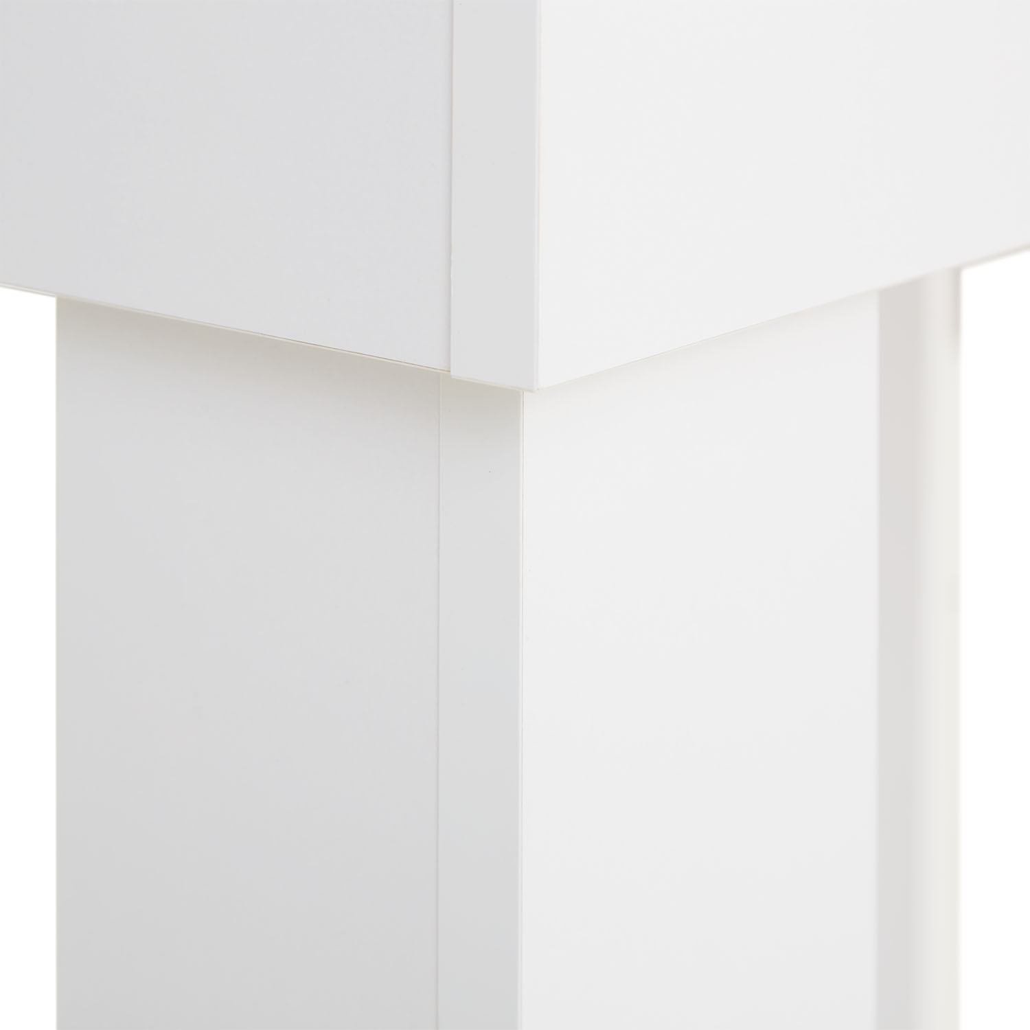 Modern Dining Table Kitchen Table Wooden Table 90x60 cm White 2 Seater Living Room