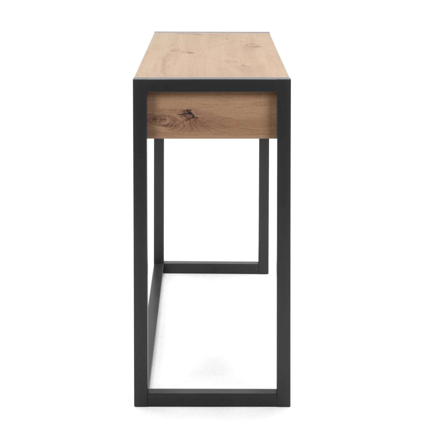 Console Table with 2 Drawers Hallway Furniture Desk Wood Industrial Style Storage