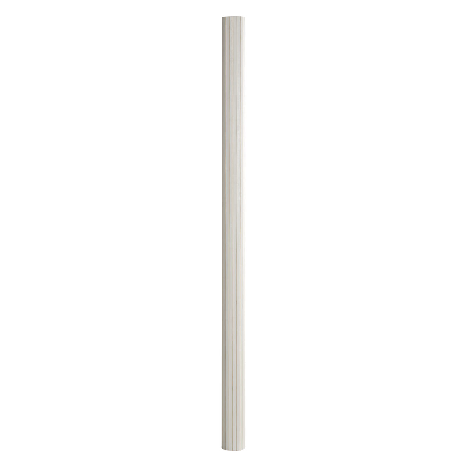 Paravent Bamboo Height 200 cm White Washed | Room Divider Partition Privacy Screen