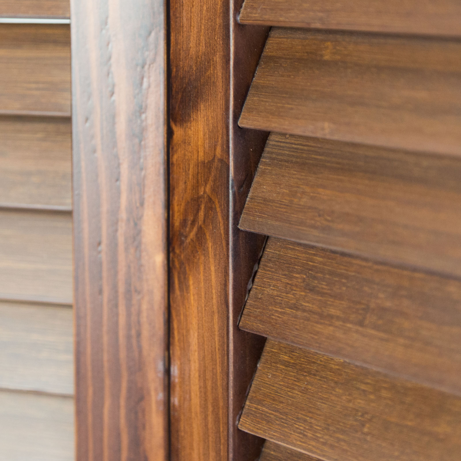 Paravent Brown Wooden Slats | 3-panel | Wood | Room Divider Partition Privacy Screen