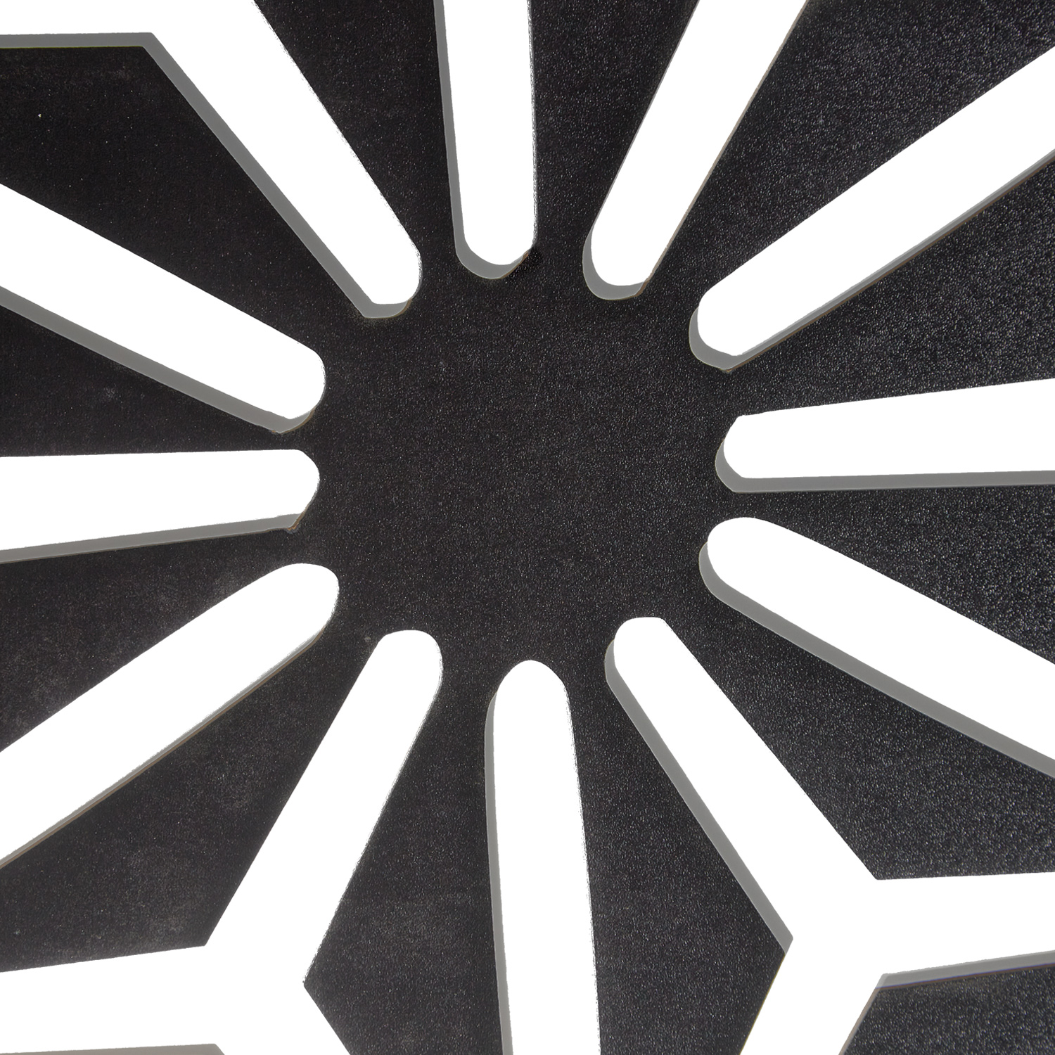 Paravent Natural Black Decorations | 3-panel | Wood | Room Divider Partition Privacy Screen