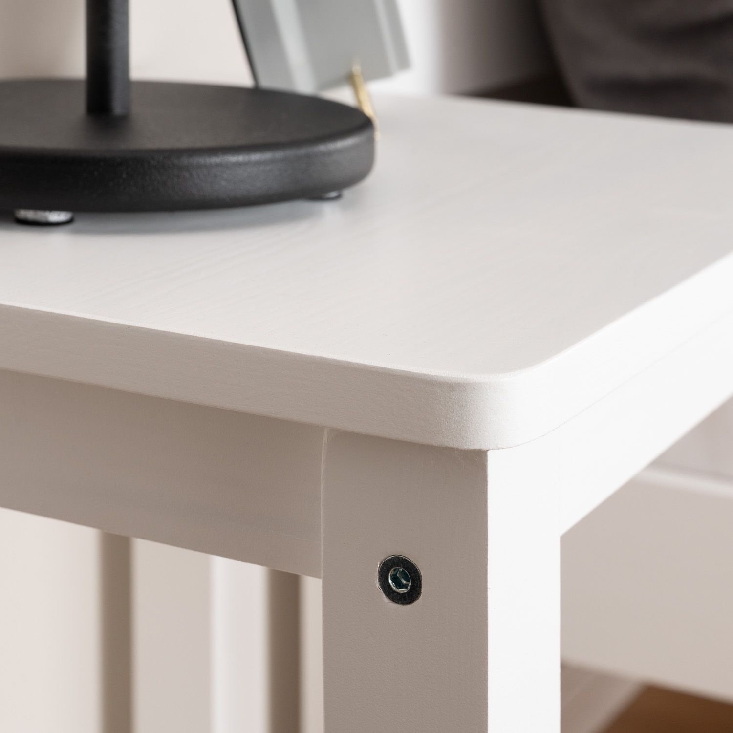 Wooden Stool Set of 2 Seat Stool Pine Wood Solid Table Stool Wardrobe Dining Stool 