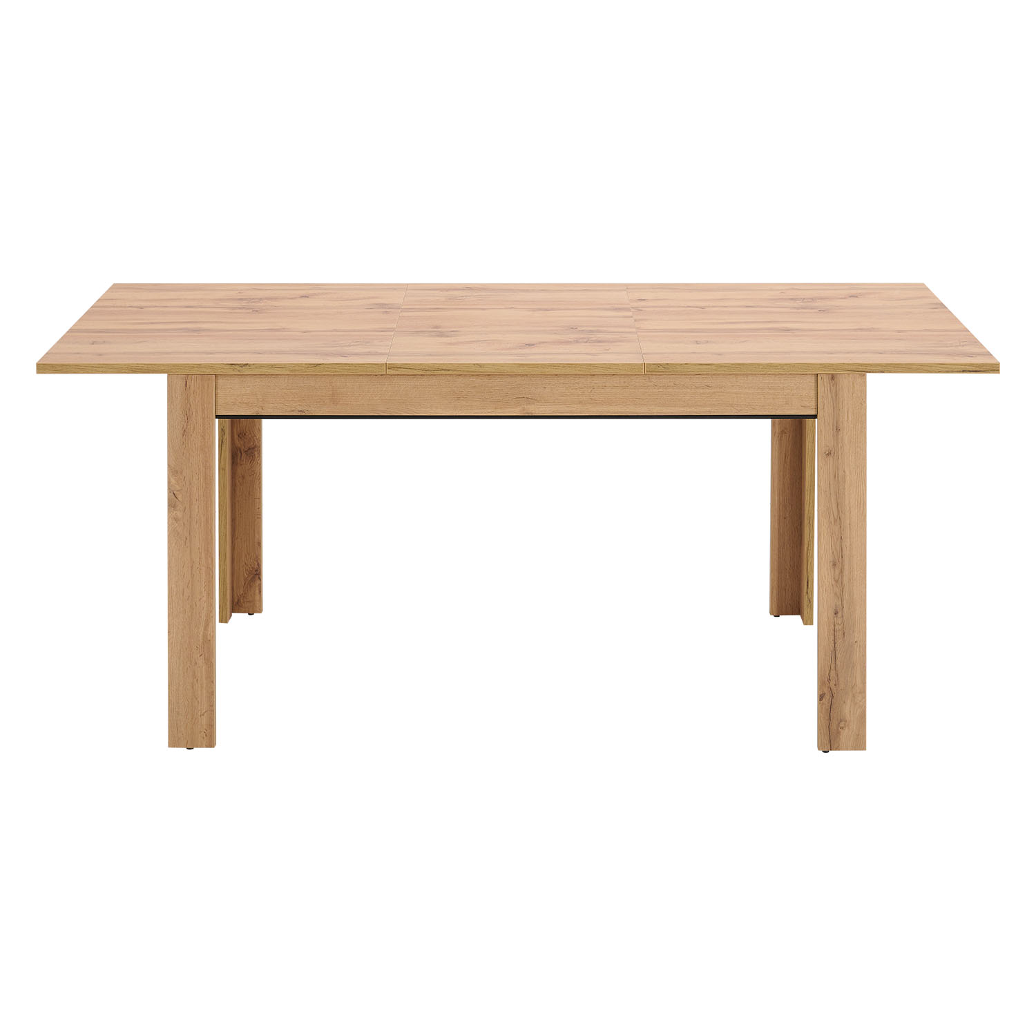 Modern Dining Table Kitchen Table Wooden Table 135x86 cm Wotan Oak 8 Seater Extendable