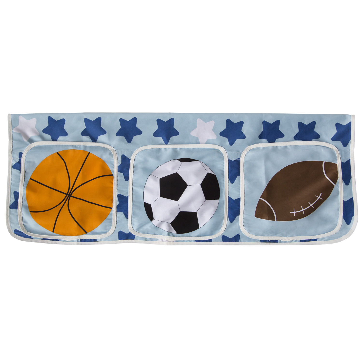 Bedding Bunk Bed Cloth Bag Cot Bed Accessories Children´s Bed Blue Football