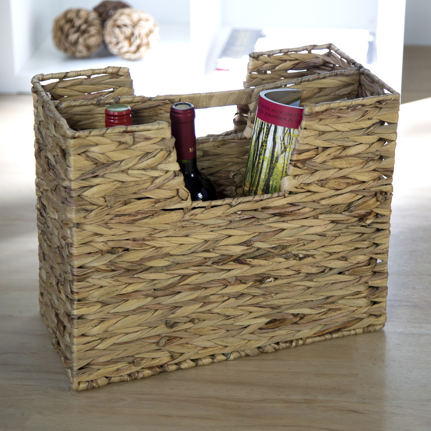 Newspaper stand magazine holder Sea Grass