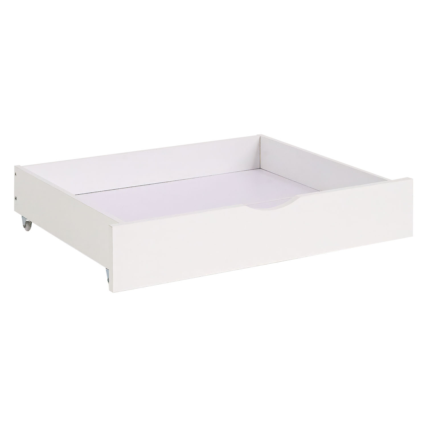 Under Bed Storage 2 Wooden Bed Drawers White Below Bed Storage Unit Organizer Pull-out Bed Box