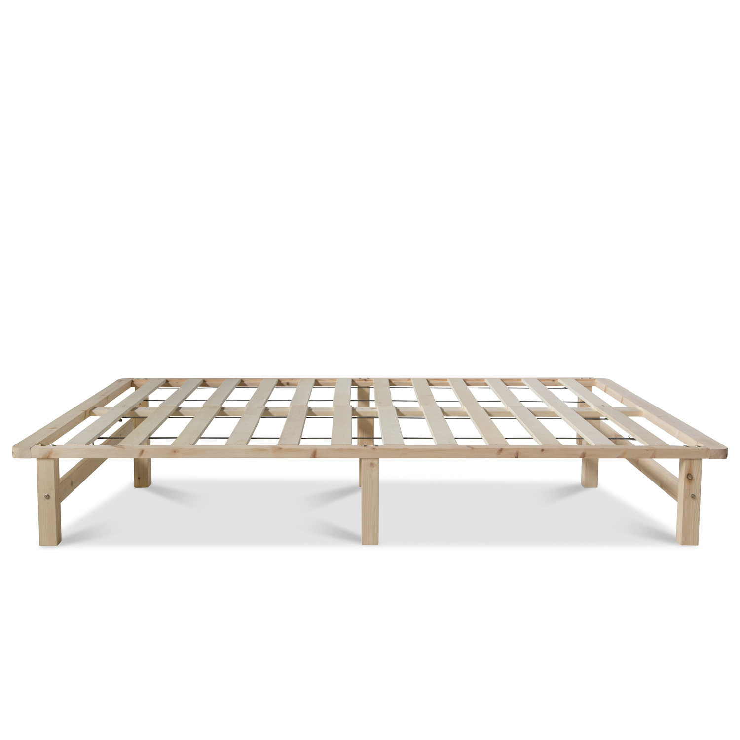 Pallet Bed Frame 140x200 cm Solid Wooden Bed Pallet Furniture Futon Bed
