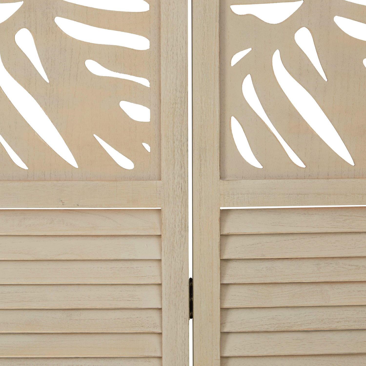 Paravent Natural Rattan-Style Decorations | 3-panel | Wood | Room Divider Partition Privacy Screen