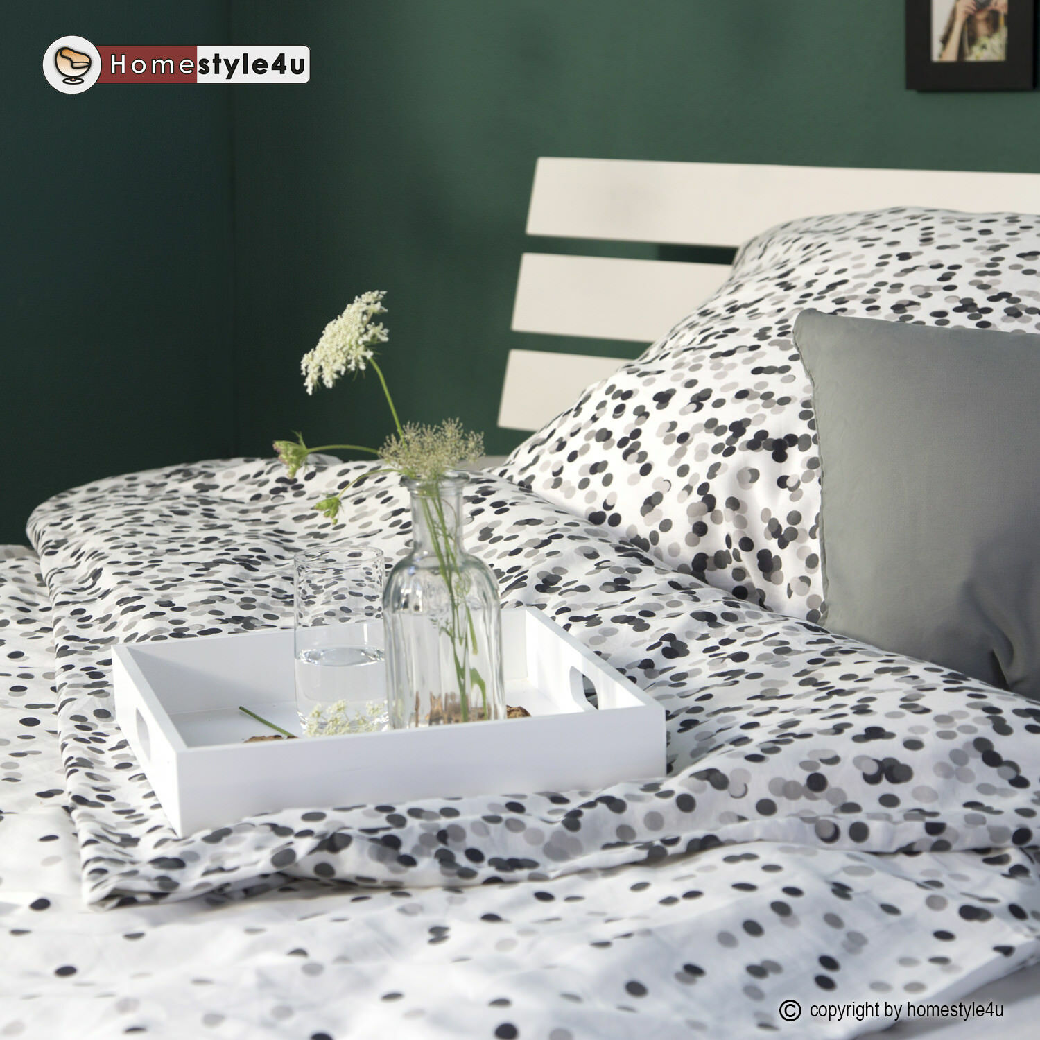 Wood Bed 160x200 cm White | Double Bed | with Slatted Frame | Solid | Kids Youth Guest Bedroom