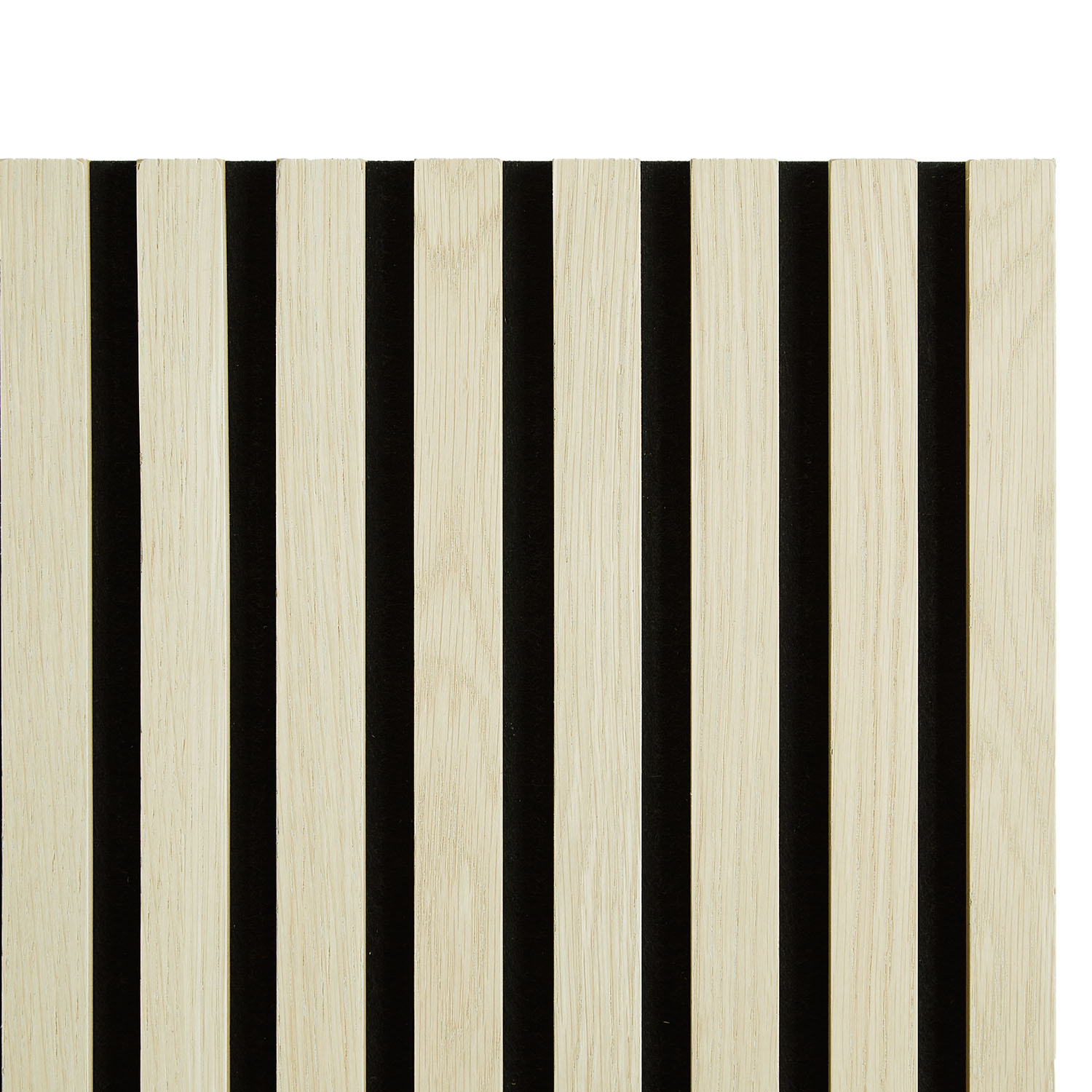 Acoustic Panels Wall Panels 60 x 60 cm Cream | Wood | 2-piece Set | 3D Strips