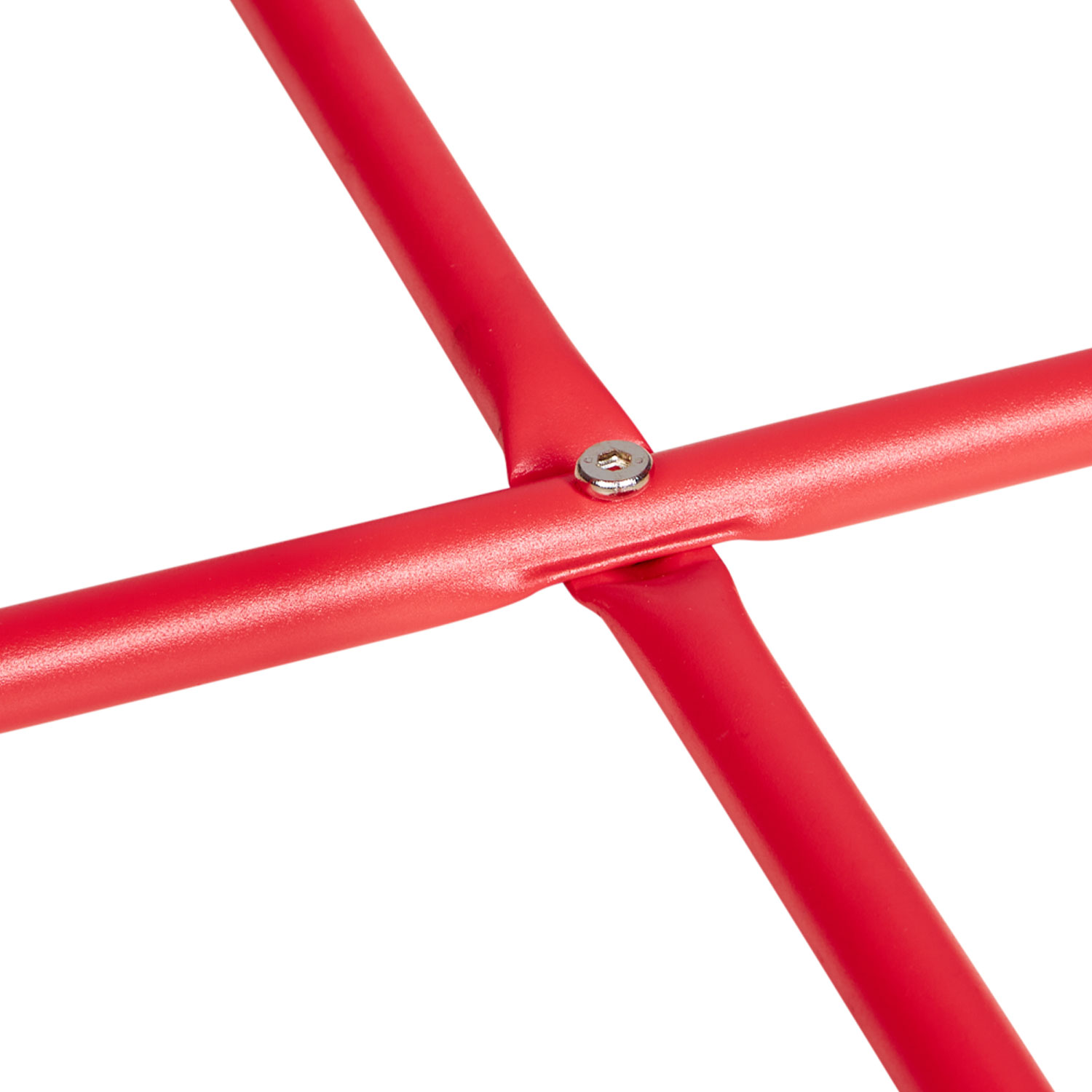 Coffee table Side table Round Garden Table Red Metal Small table Outdoor table Bistro table