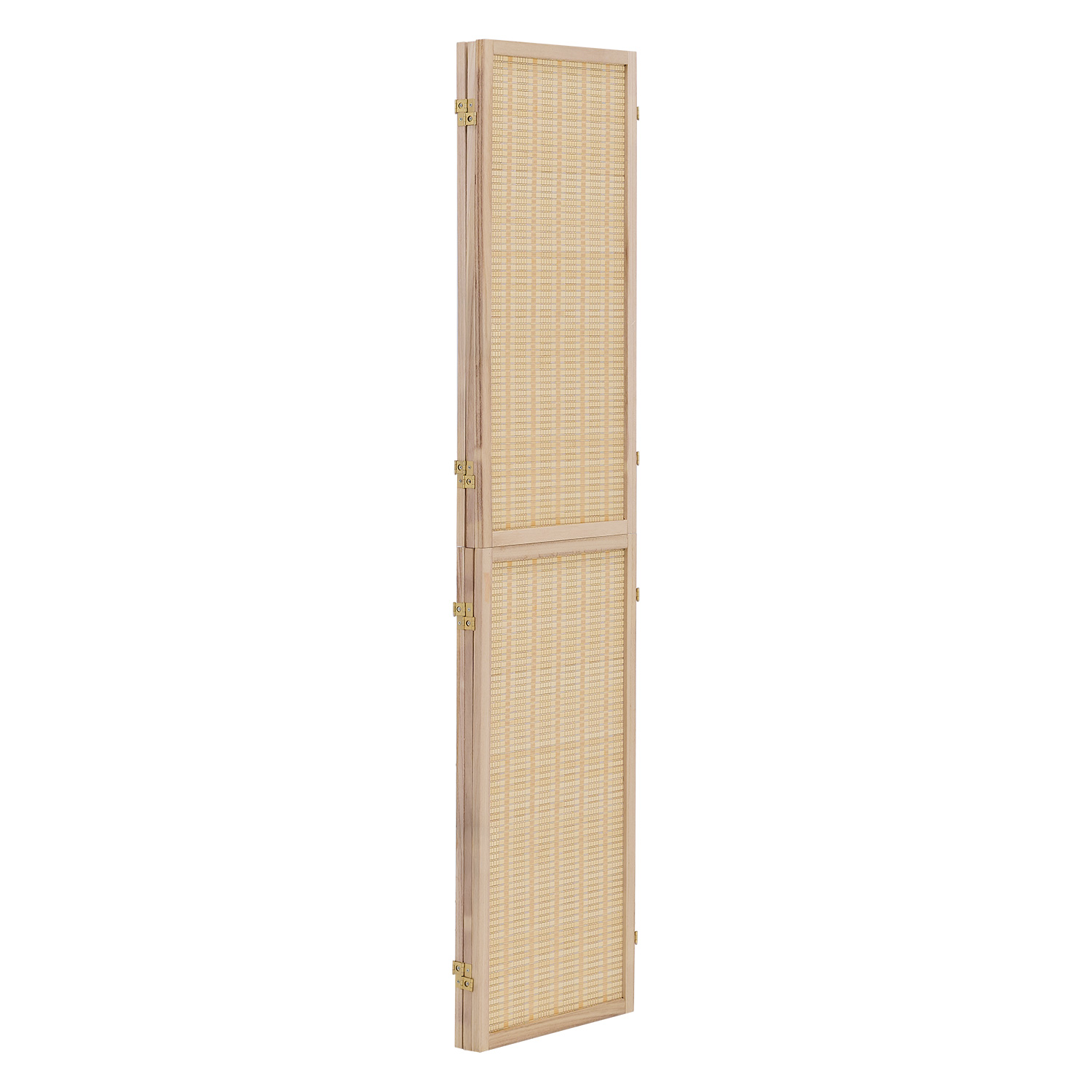 Paravent Natural Bamboo Slats | 3-panel | Wood | Room Divider Partition Privacy Screen