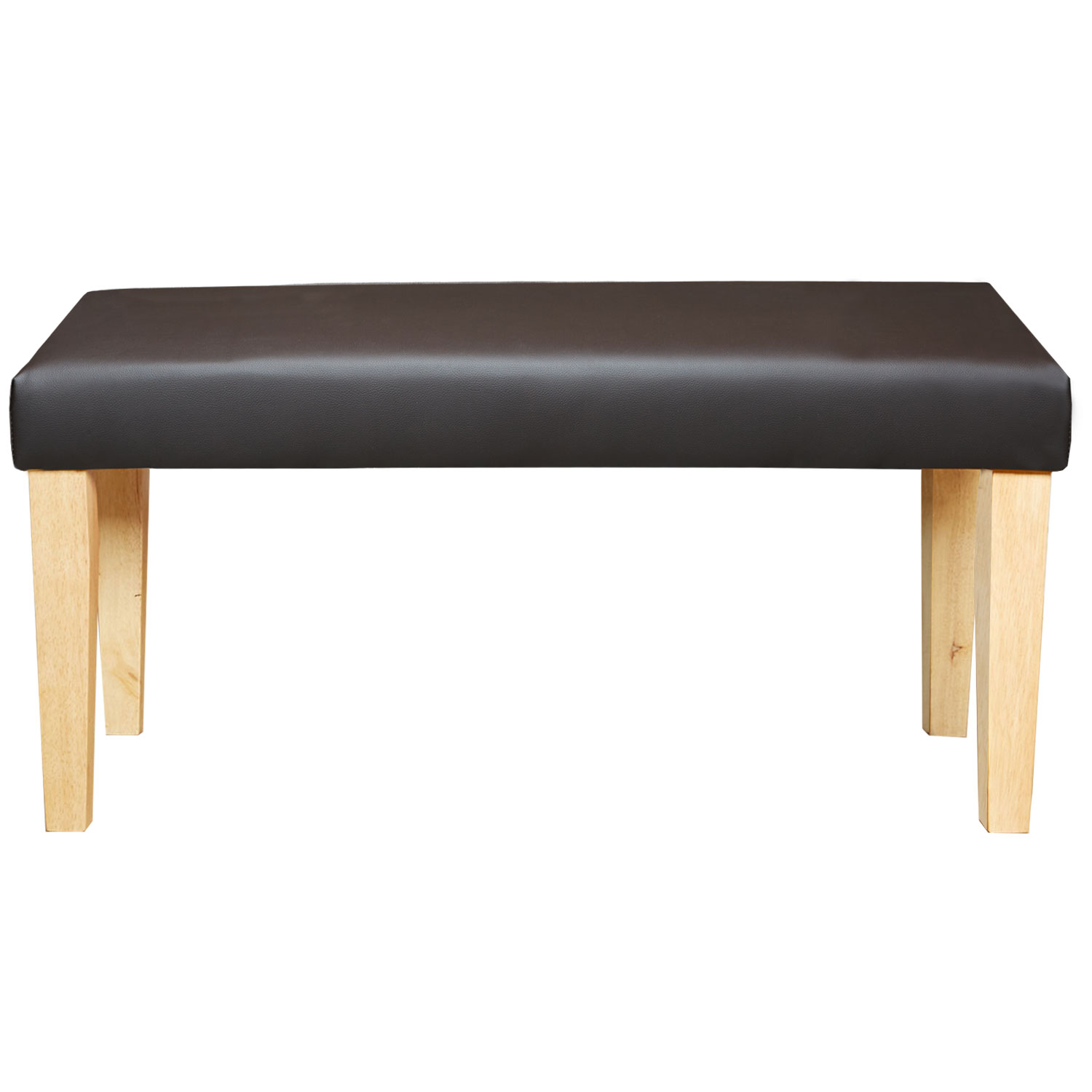 Bench PVC upholstered bench side bench 103 cm