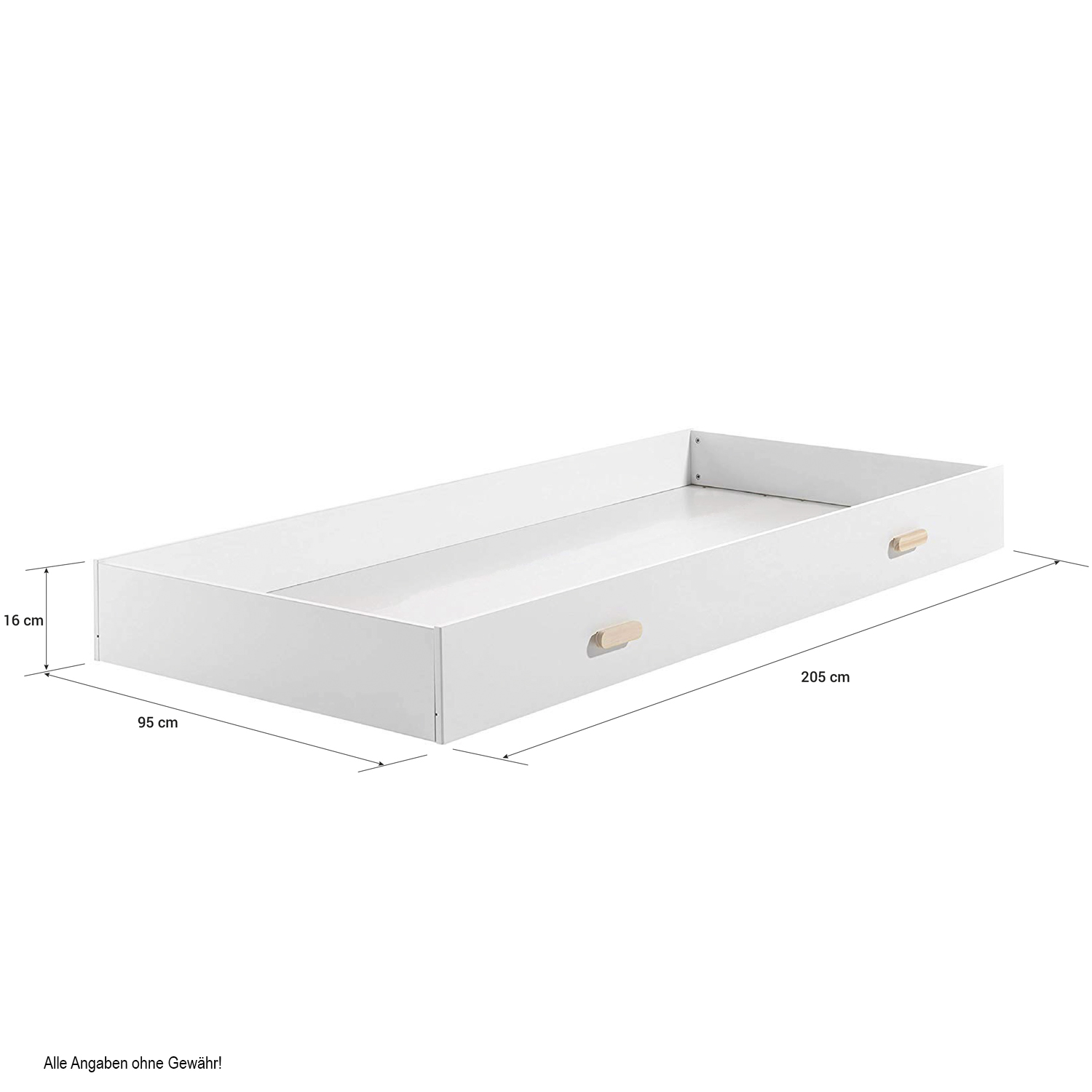 Children's Bed 90x200 House Bed Kids Bed Wooden Bed White Cot Drawer