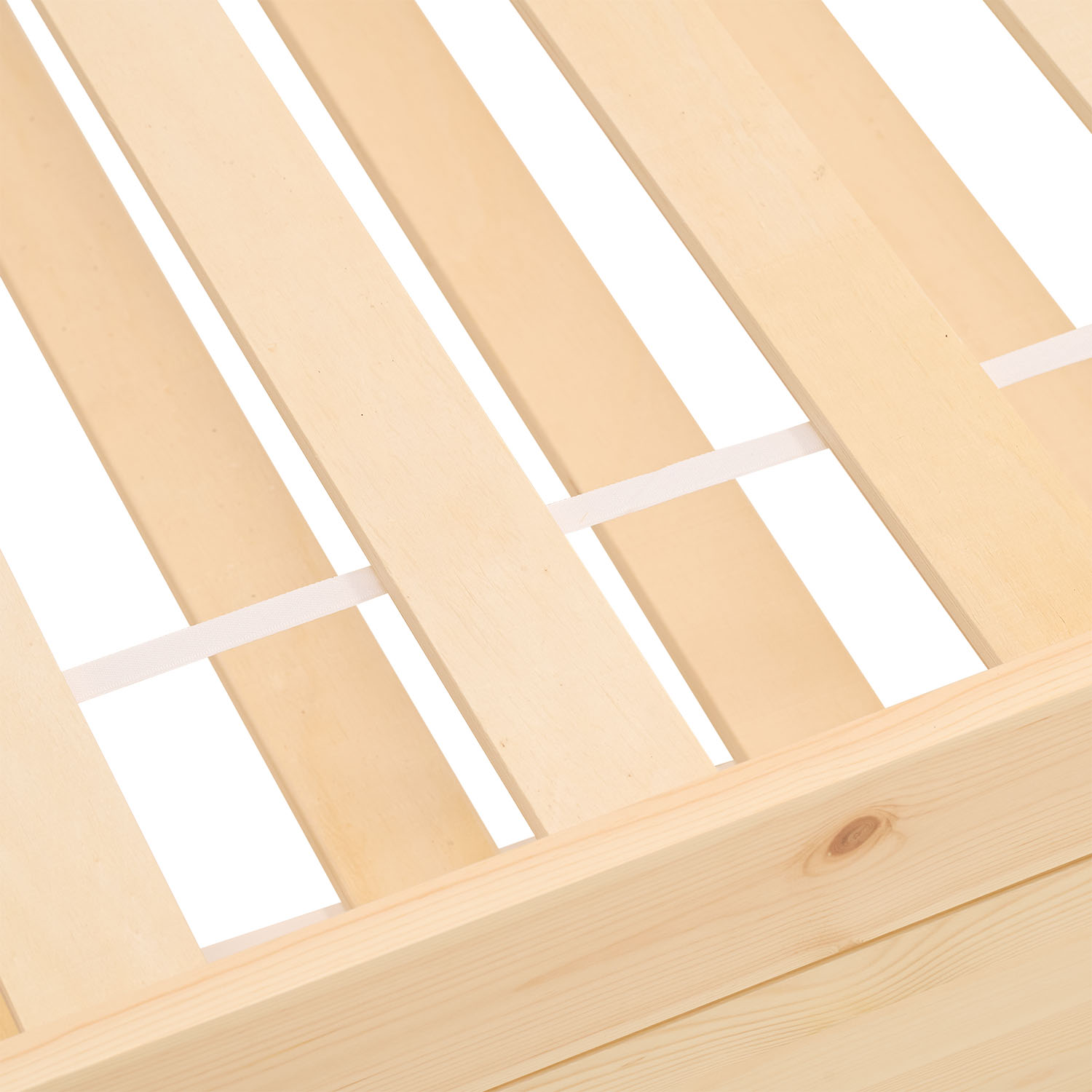 Wood Bed 90x200 cm Natural | Extendable to Double Bed | Cabin Bed | with Slatted Frame | Kids Youth Guest Bedroom