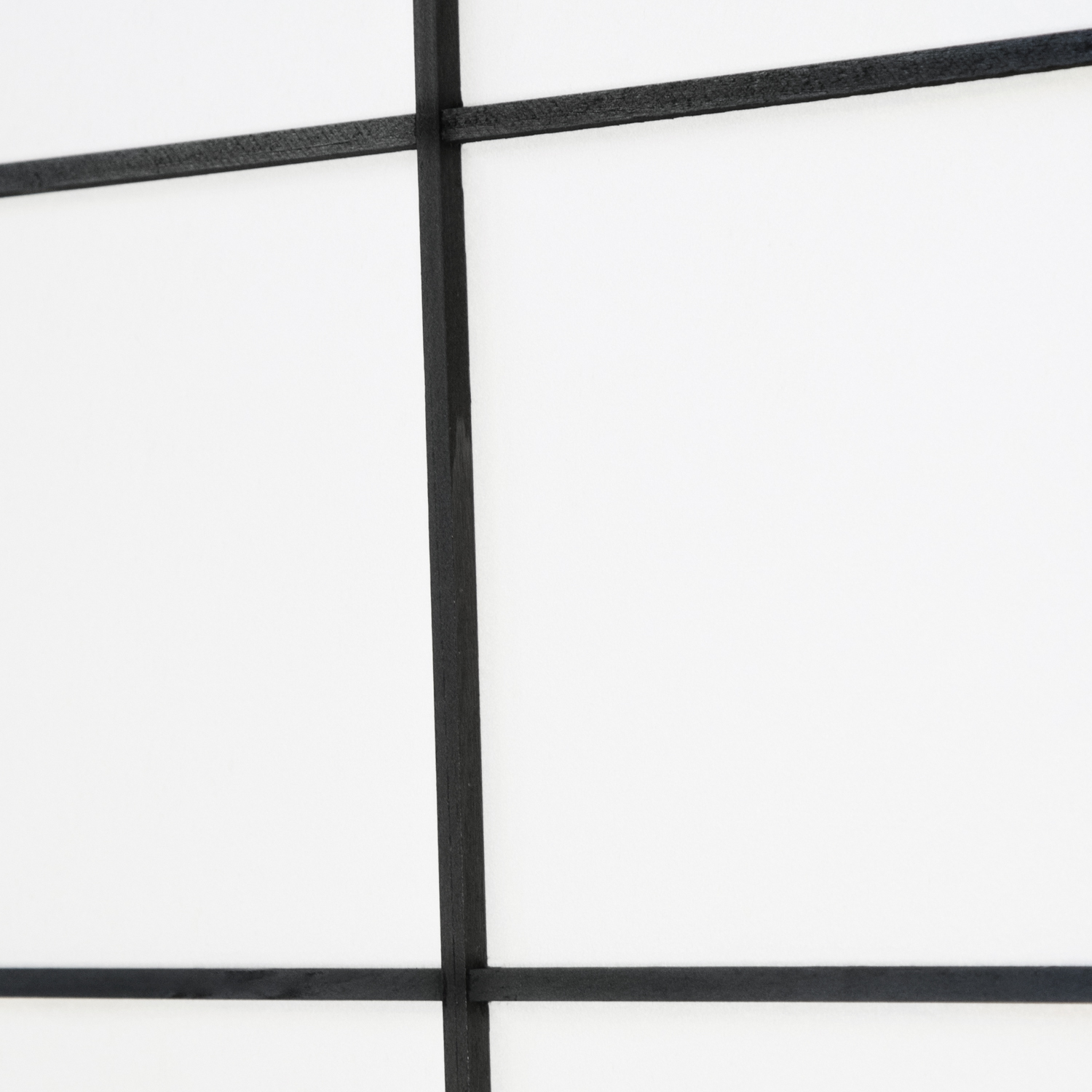 Paravent Black Shoji Rice Paper White | 3-panel | Wood | Room Divider Partition Privacy Screen