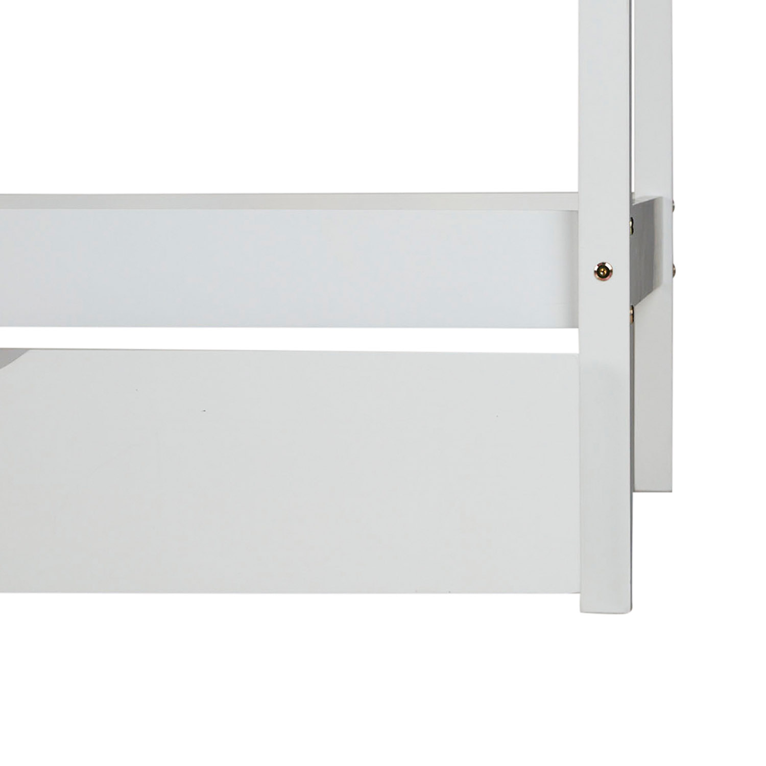 Children's Bed 90x200 cm White | House Bed with Drawers | Single Bed | with Slatted Frame | Wood